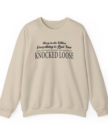 Knocked Loose Quiet Now Unisex Heavy Blend™ Crewneck Sweatshirt
