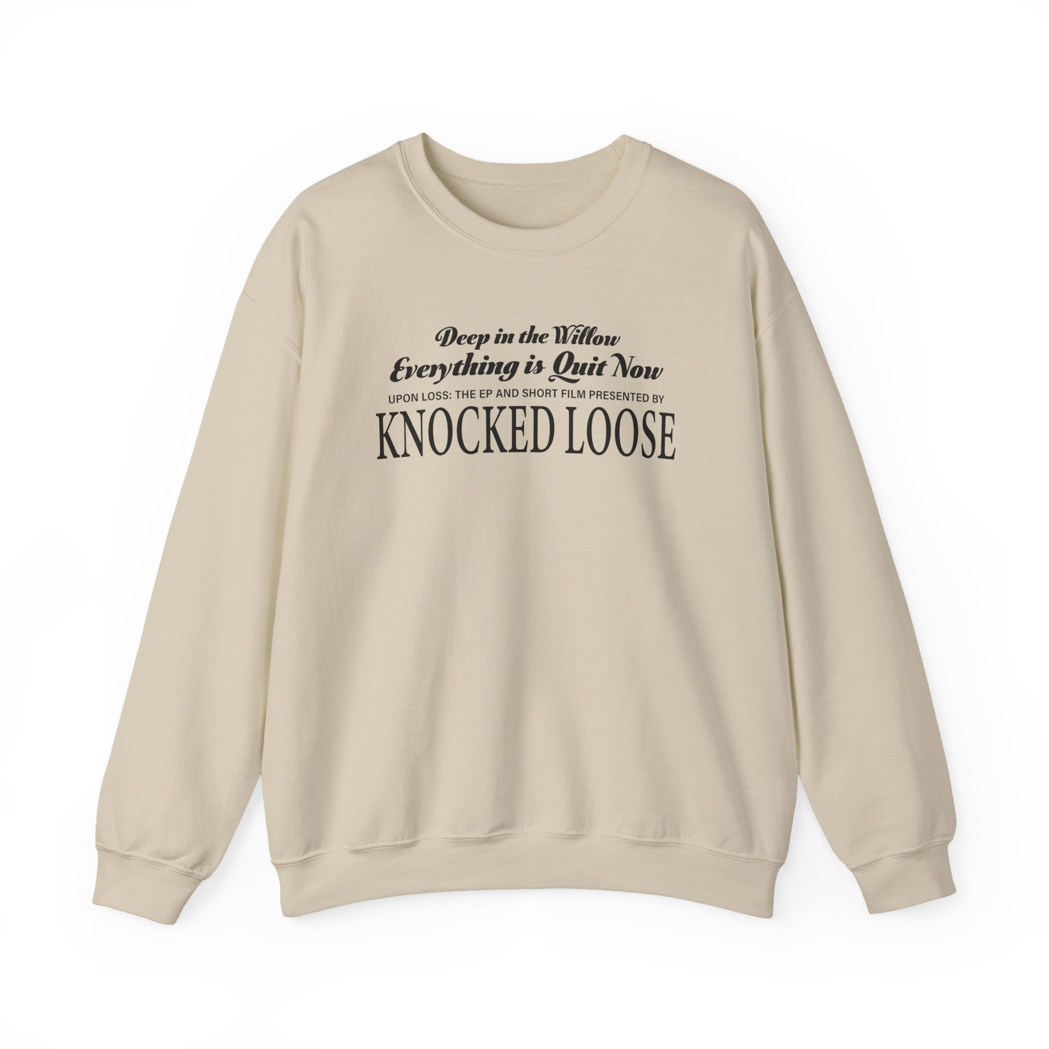 Knocked Loose Quiet Now Unisex Heavy Blend™ Crewneck Sweatshirt