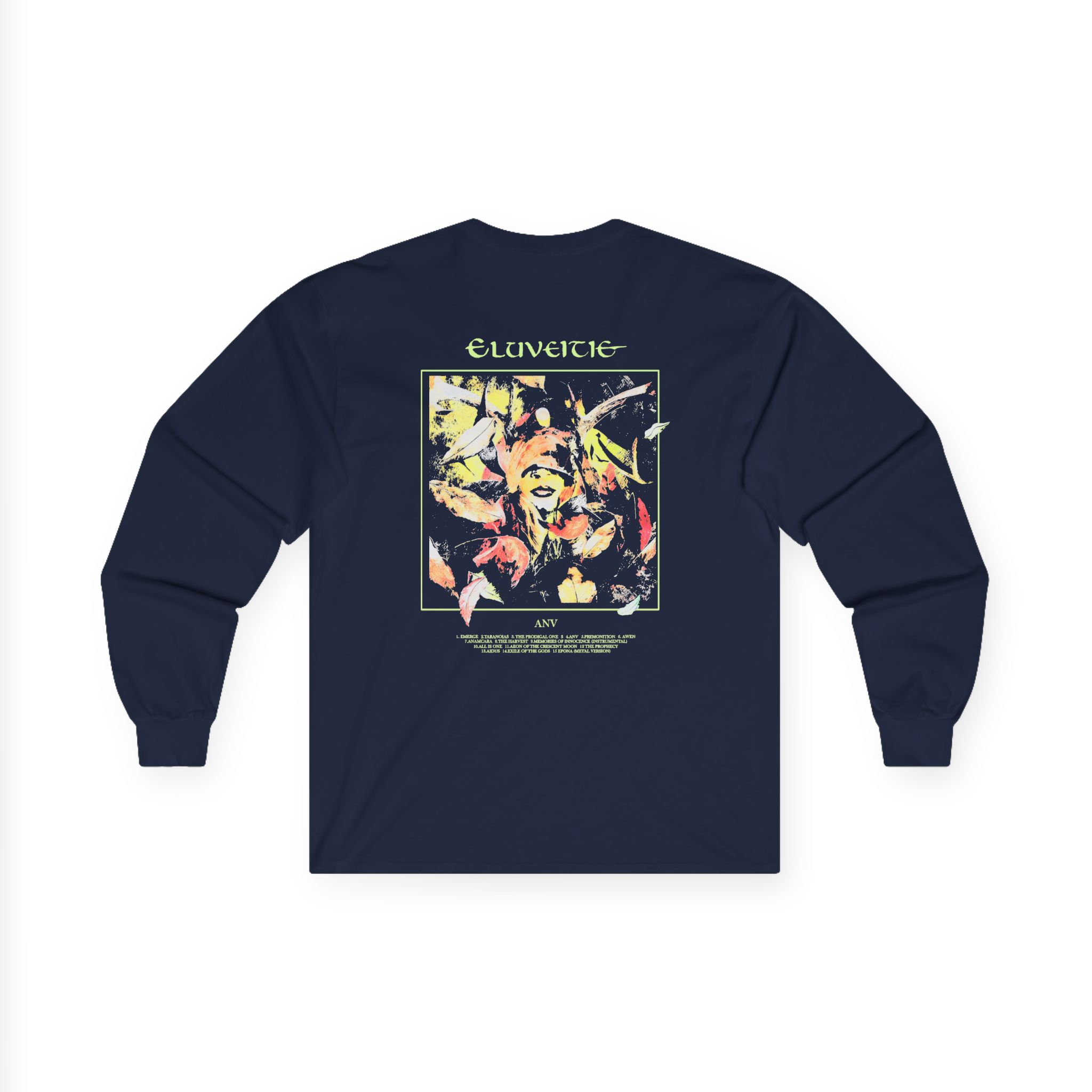 Eluveitie Leaves Unisex Ultra Cotton Long Sleeve Tee - Image 4