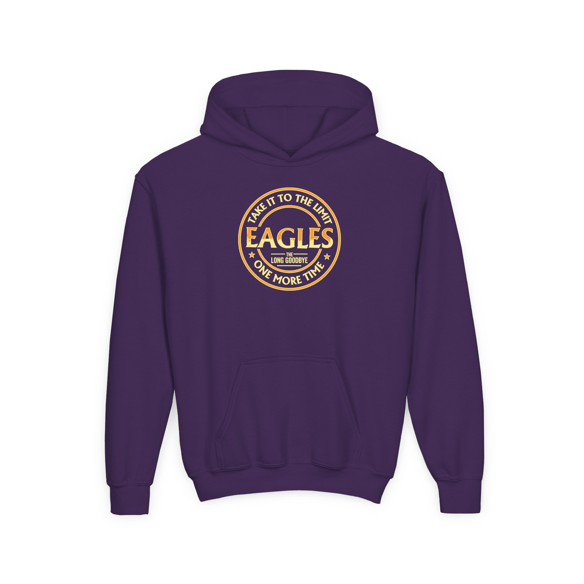 Youth The Eagles Take It to the Limit Heavy Blend Hooded Sweatshirt - Image 7