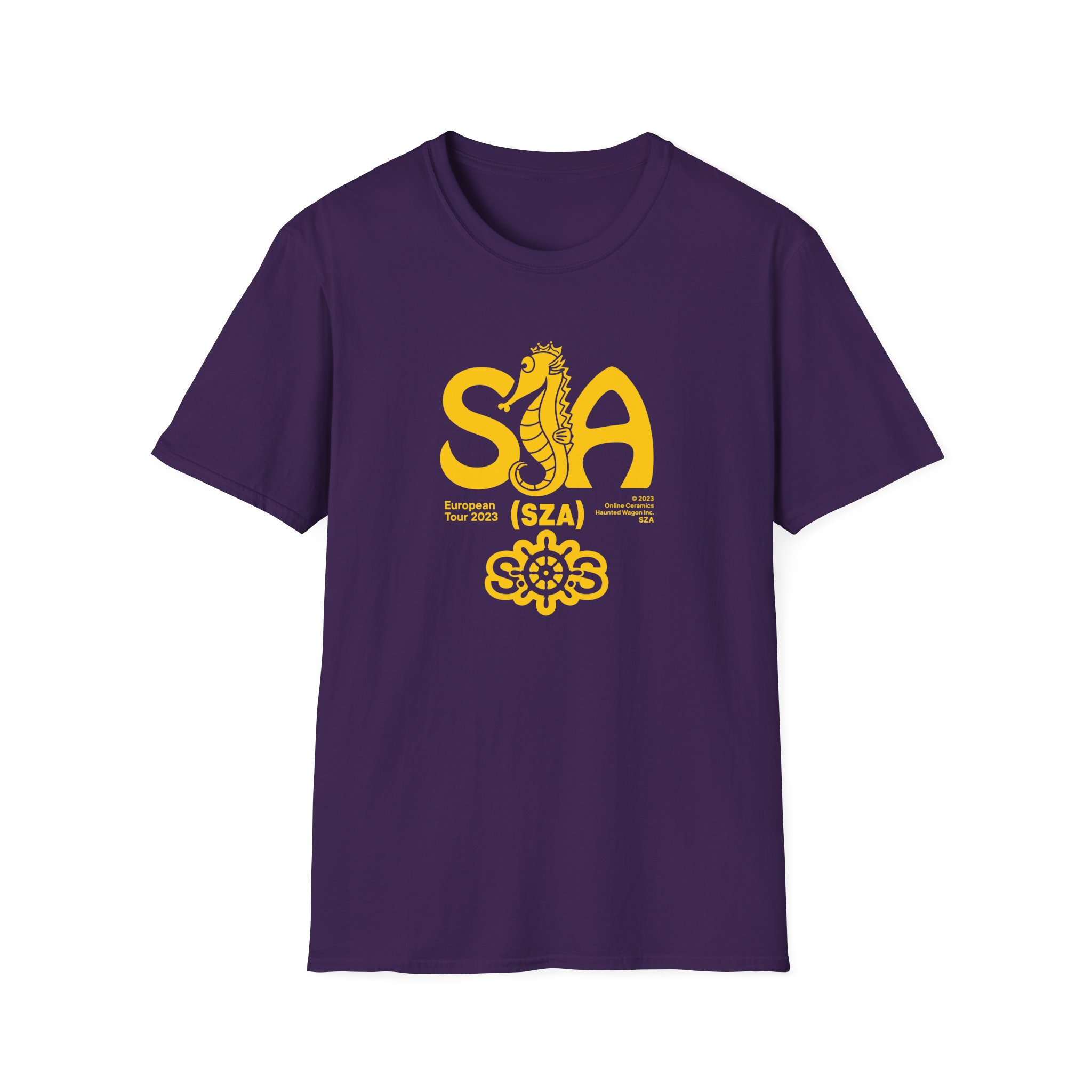 Sza Sos Seahouse Tour Unisex Softstyle T-Shirt - Image 17