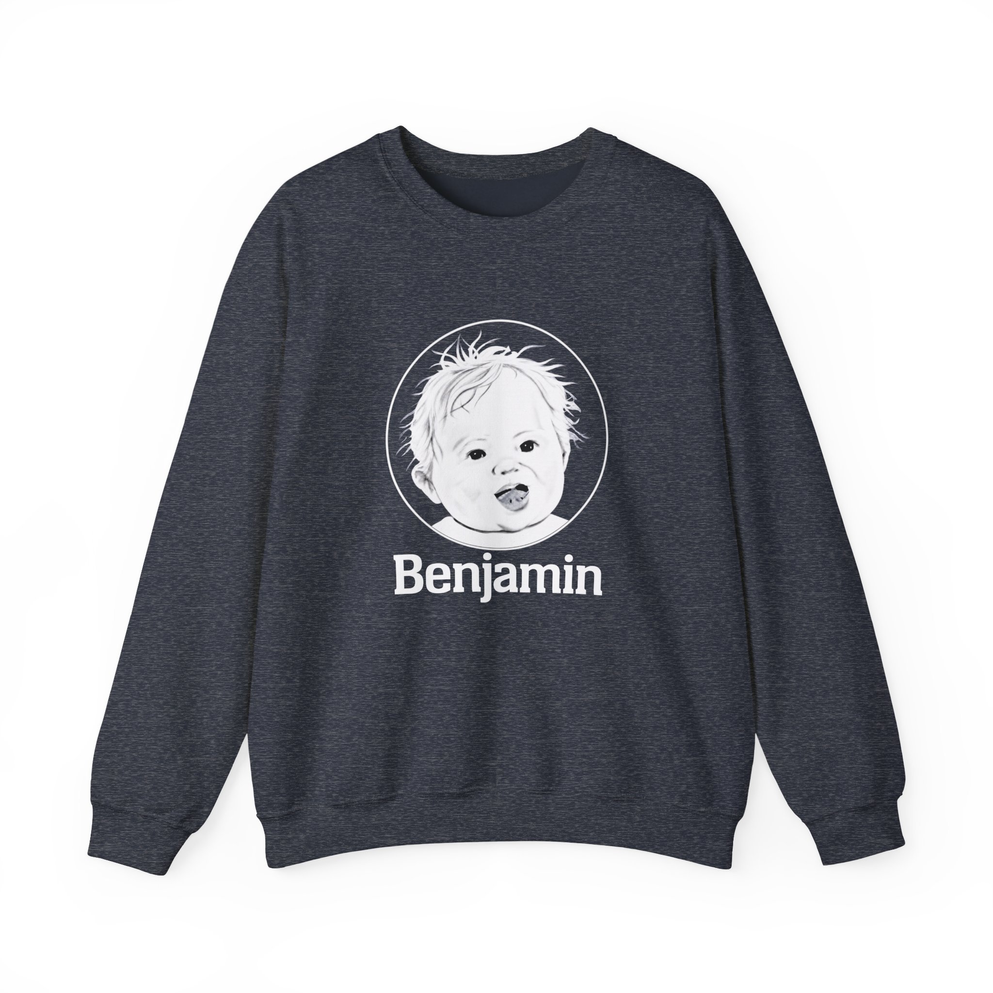 Garrett Watts Baby Benjamin Unisex Heavy Blend™ Crewneck Sweatshirt - Image 15