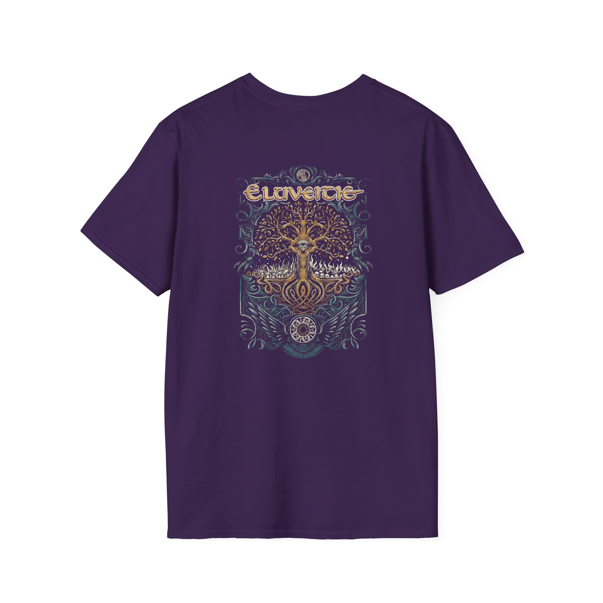Eluveitie Celtic Tree Unisex Softstyle T-Shirt - Image 8