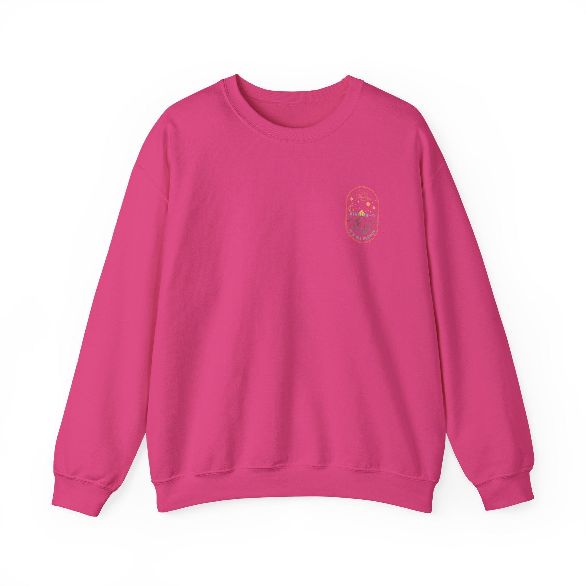 Kinging It It's All Energy Unisex Heavy Blend™ Crewneck Sweatshirt - Image 7
