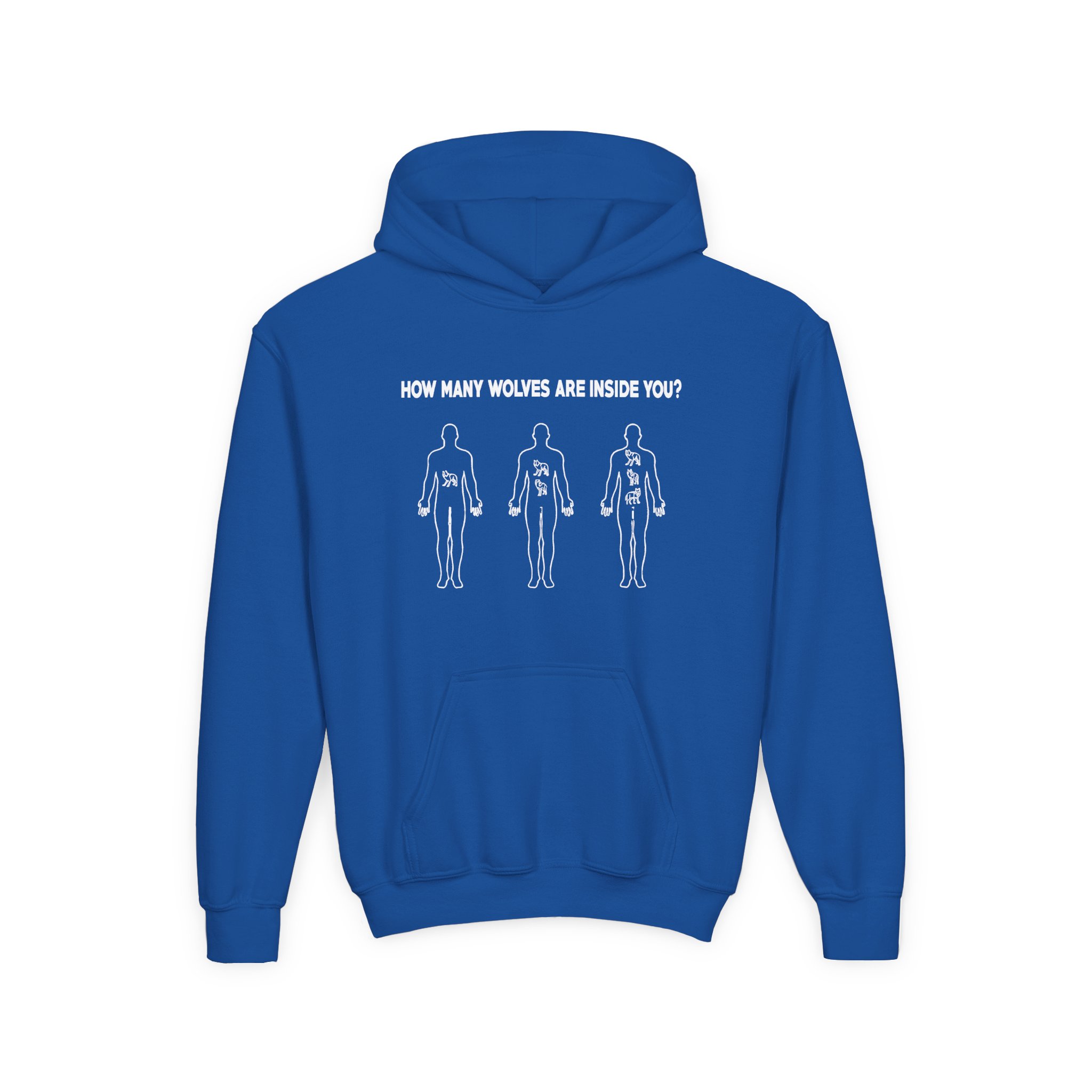 Caroline Polachek How Many Wolves Youth Heavy Blend Hooded Sweatshirt - Image 9