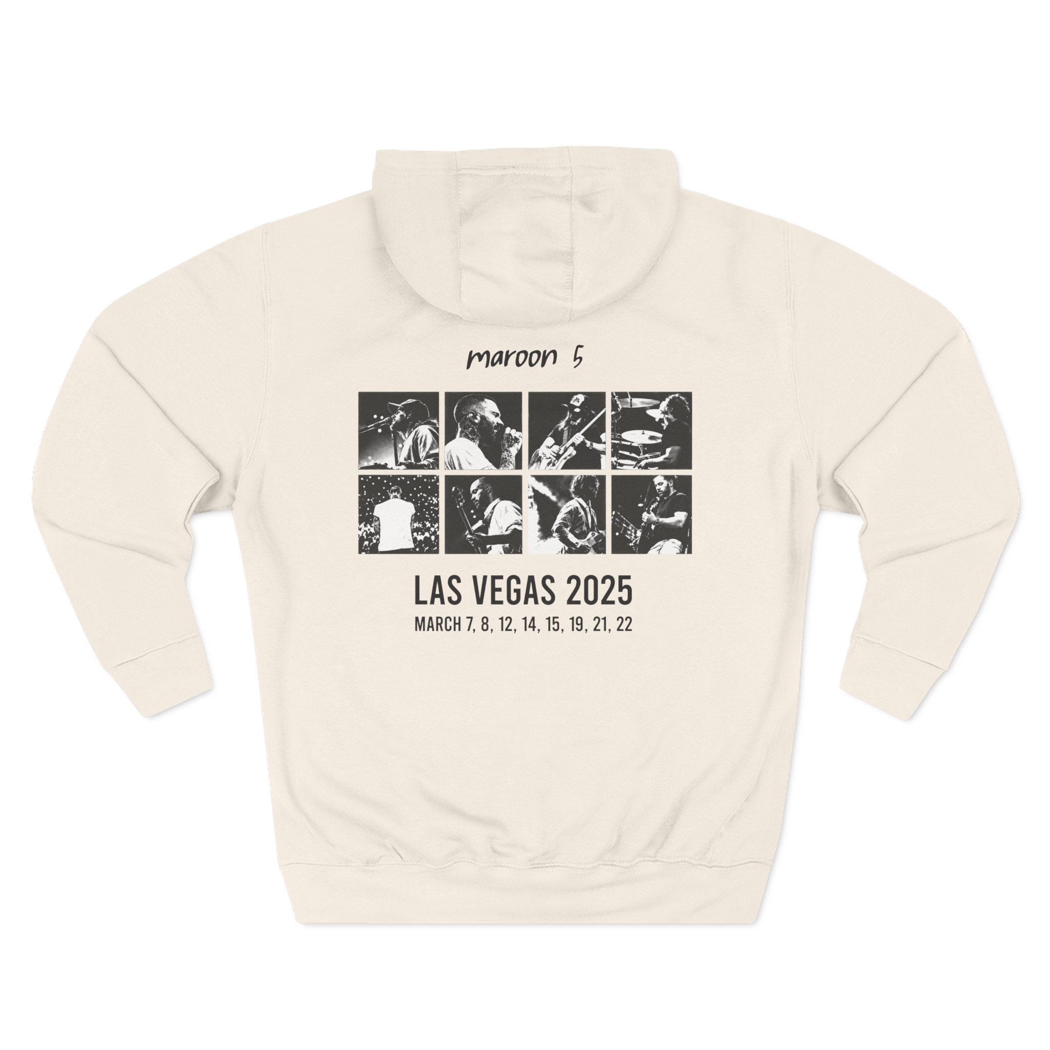 Adam Levine M5LV 2025 Grid Three-Panel Fleece Hoodie - Image 4