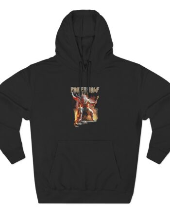 Powerwolf Wake Up The Wicked Cover Three-Panel Fleece Hoodie