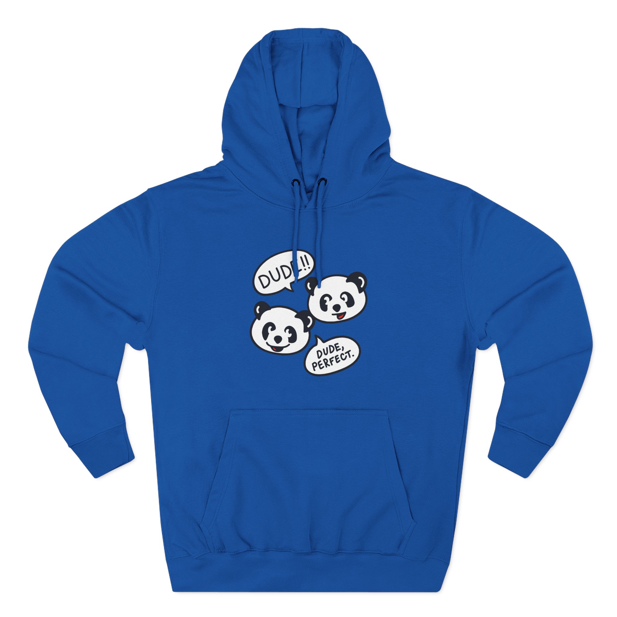 Dude Perfect Panda Comic Three-Panel Fleece Hoodie - Image 19