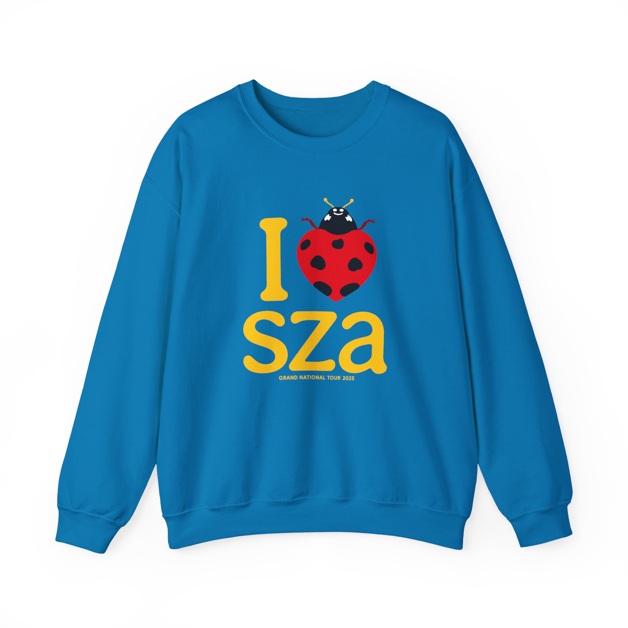 Sza Sos I Heart Sza Camo Unisex Heavy Blend™ Crewneck Sweatshirt - Image 7
