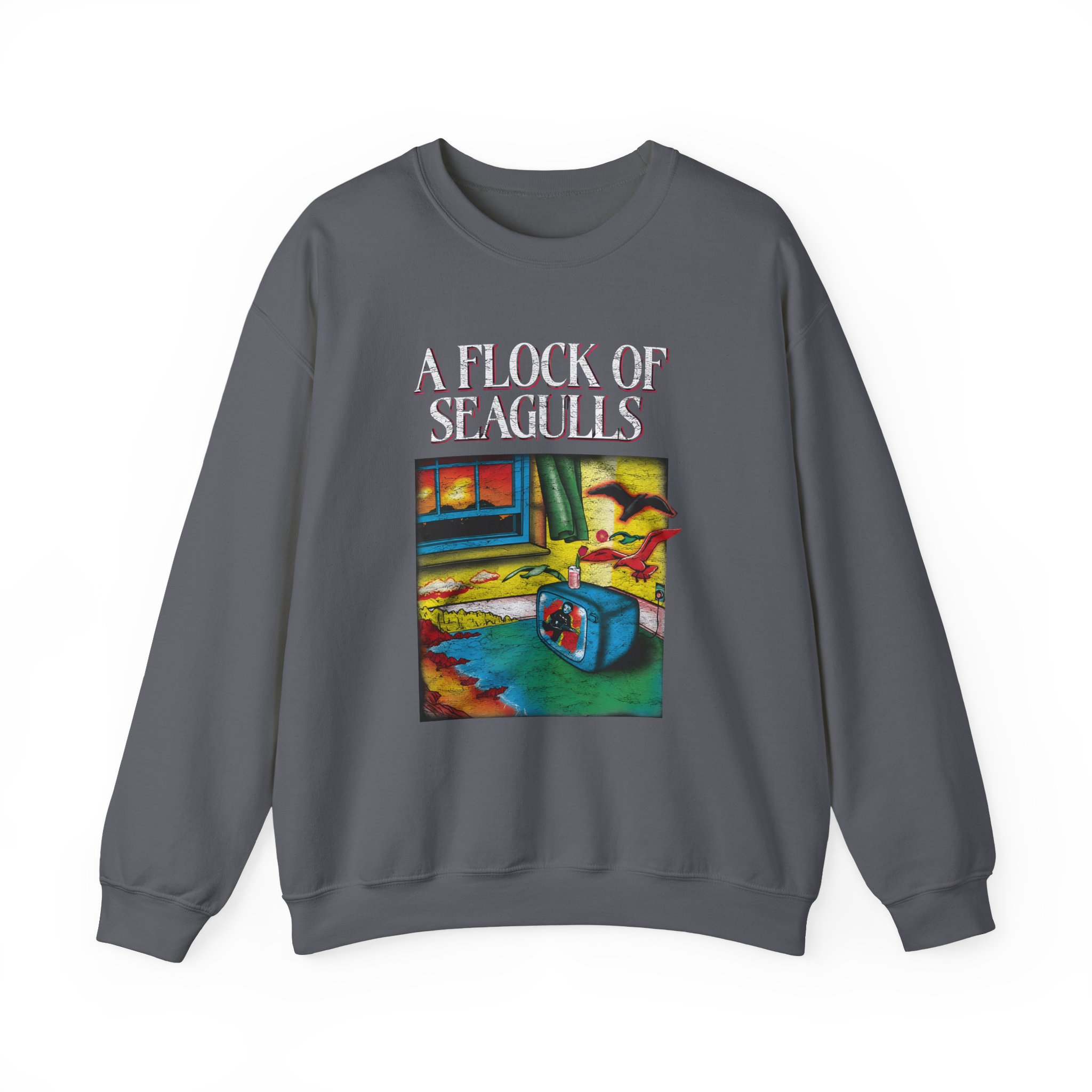 A Flock of Seagulls I Ran Tour Unisex Heavy Blend™ Crewneck Sweatshirt - Image 9