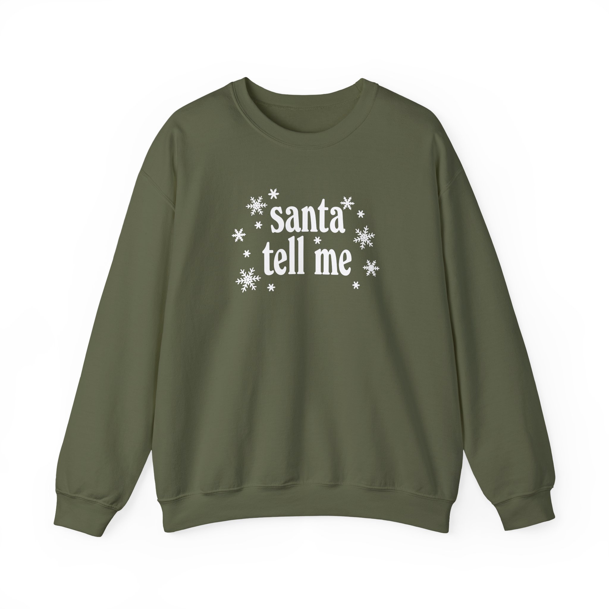 AG Santa Tell Me Unisex Heavy Blend™ Crewneck Sweatshirt - Image 7
