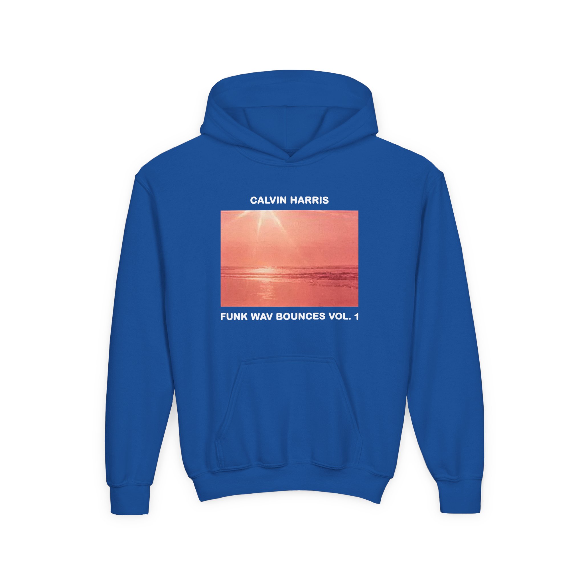 Youth Calvin Harris' Funk Wav Bounces Vol 1 Heavy Blend Hooded Sweatshirt - Image 9