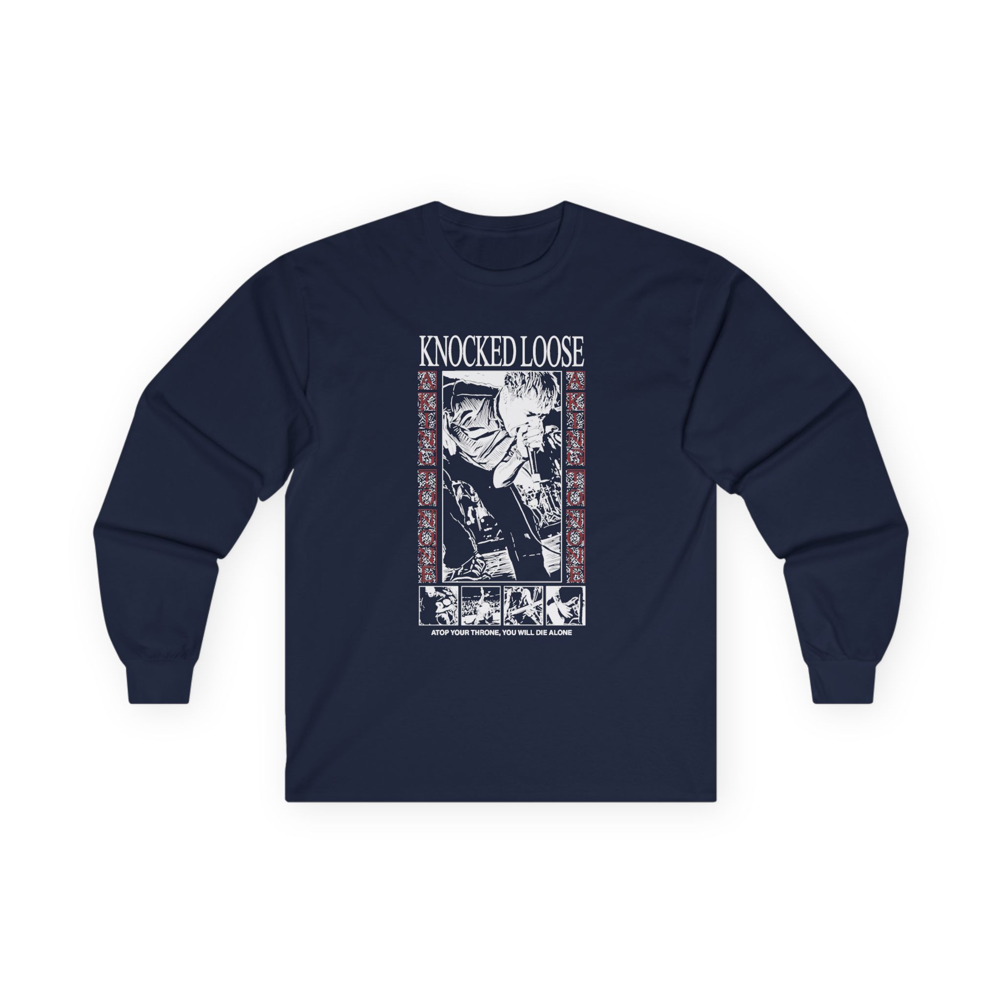 Knocked Loose Atop Your Throne Unisex Ultra Cotton Long Sleeve Tee - Image 5