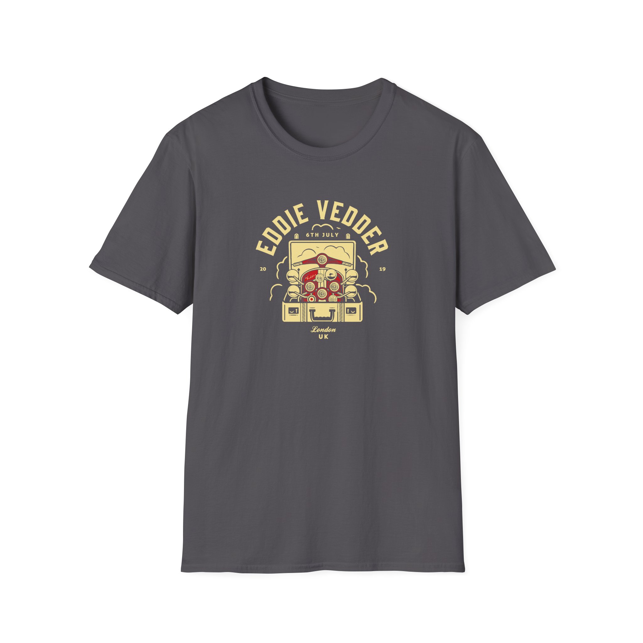 Eddie Vedder London Event Unisex Softstyle T-Shirt - Image 9