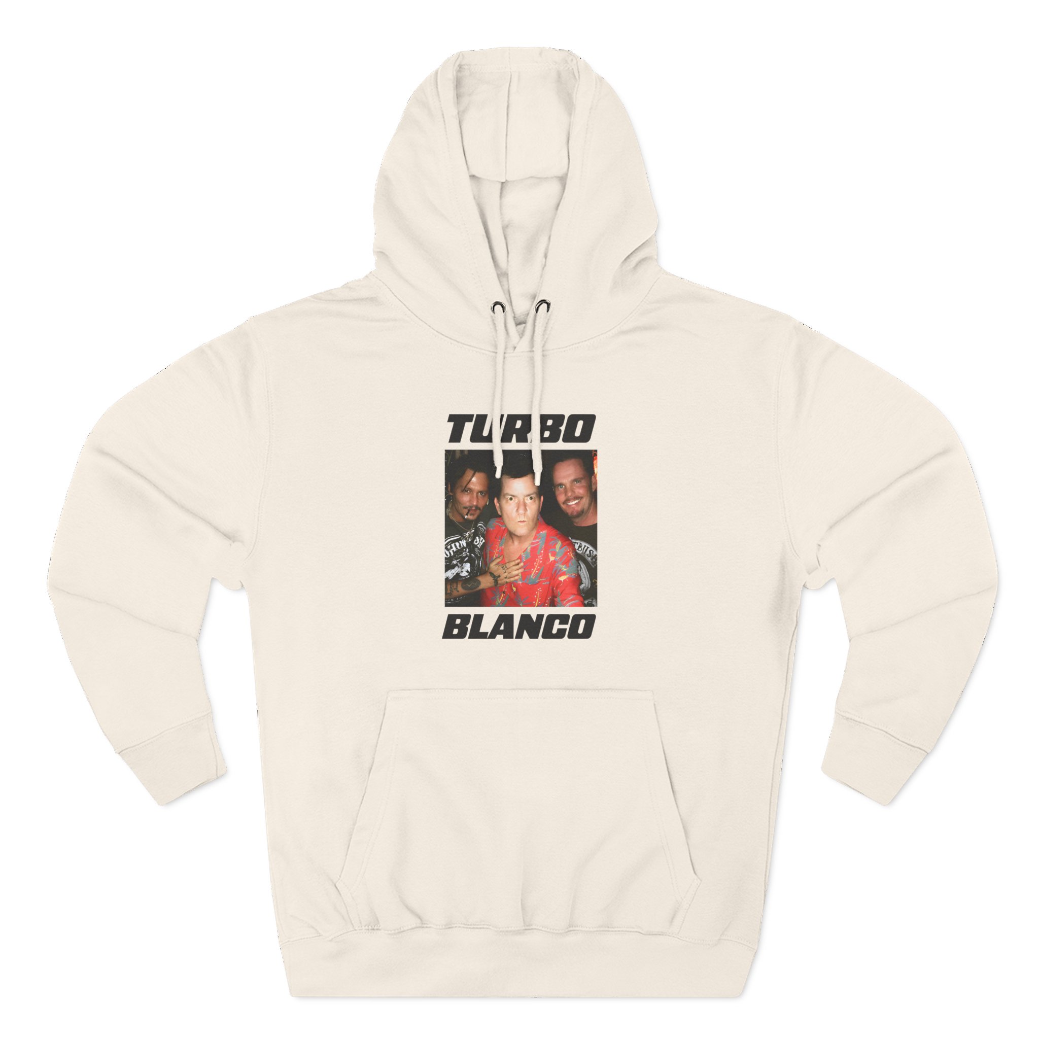 Chris Lorenzo Turbo Blanco Three-Panel Fleece Hoodie - Image 5
