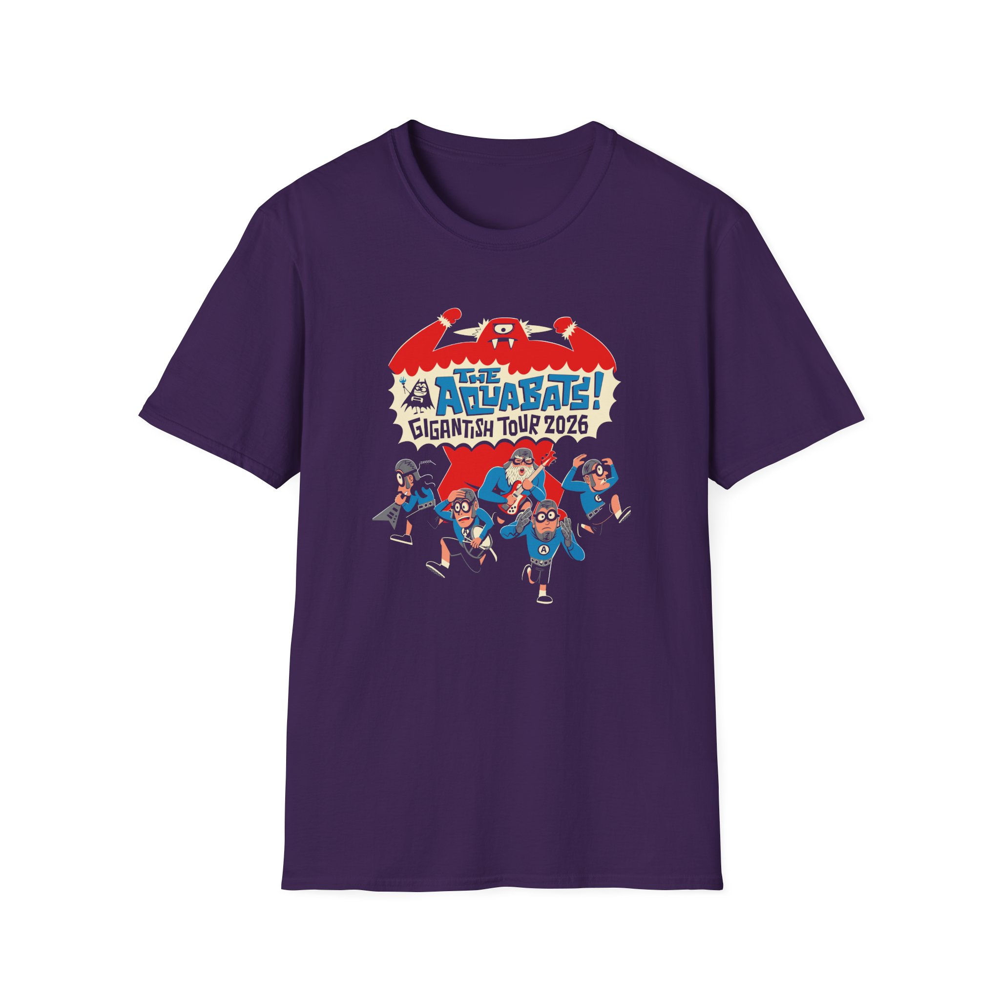 The Aquabats Gigantish Unisex Softstyle T-Shirt - Image 11