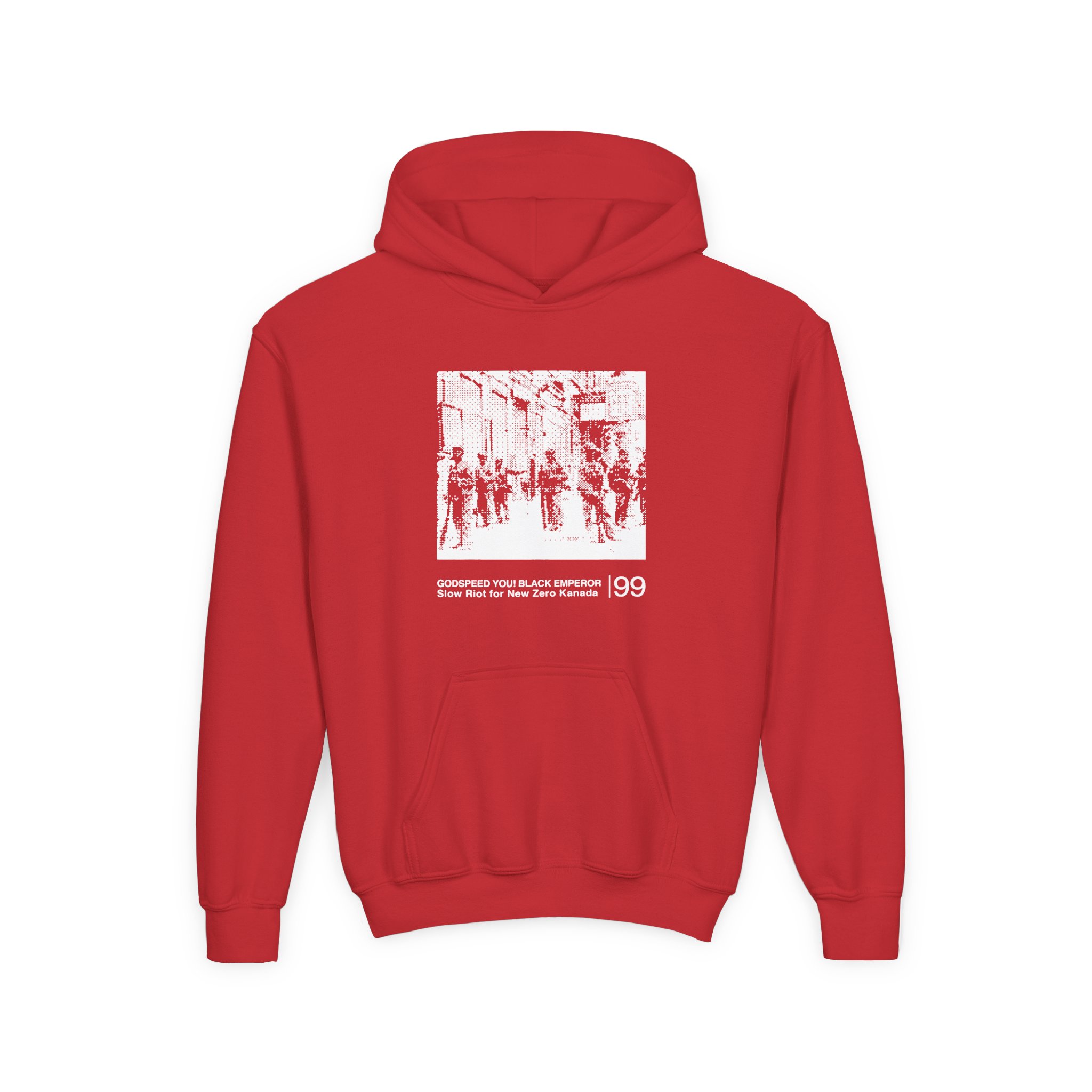 Godspeed You Black Emperor Youth Heavy Blend Hooded Sweatshirt - Image 15