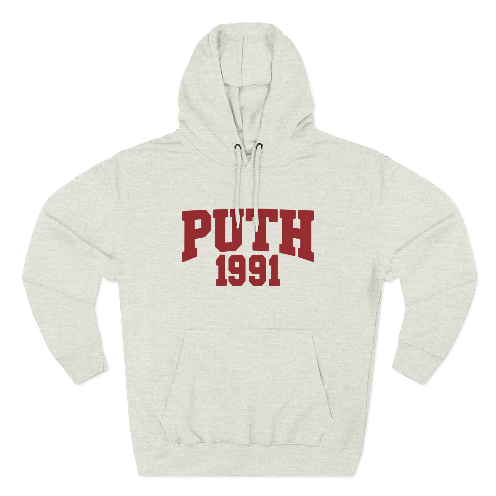 Charlie Puth Puth 1991 Three-Panel Fleece Hoodie - Image 9