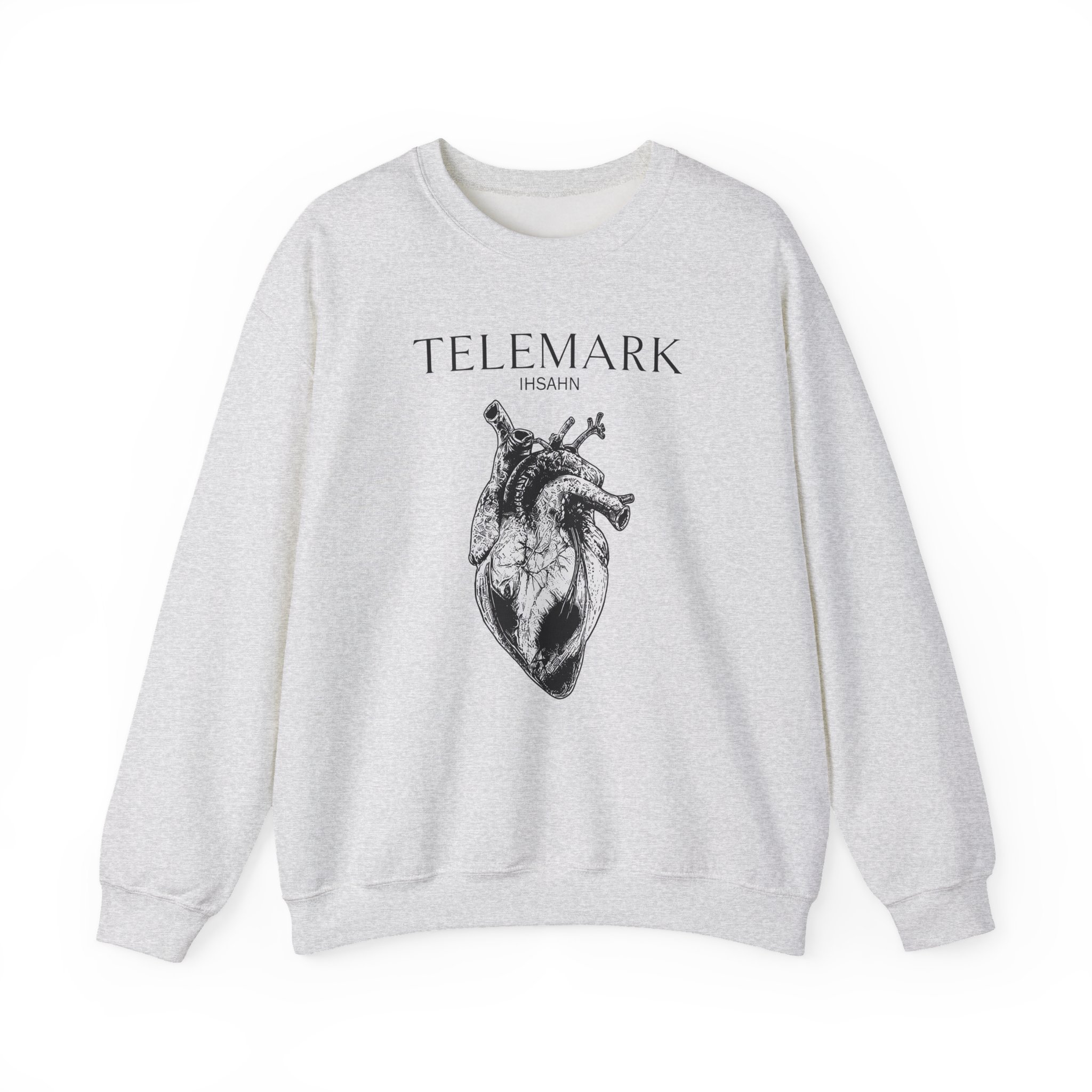 Ihsahn Heart Unisex Heavy Blend™ Crewneck Sweatshirt - Image 3