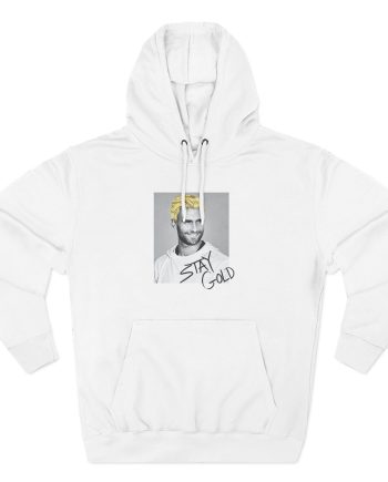 Adam Levine Stay Gold Three-Panel Fleece Hoodie