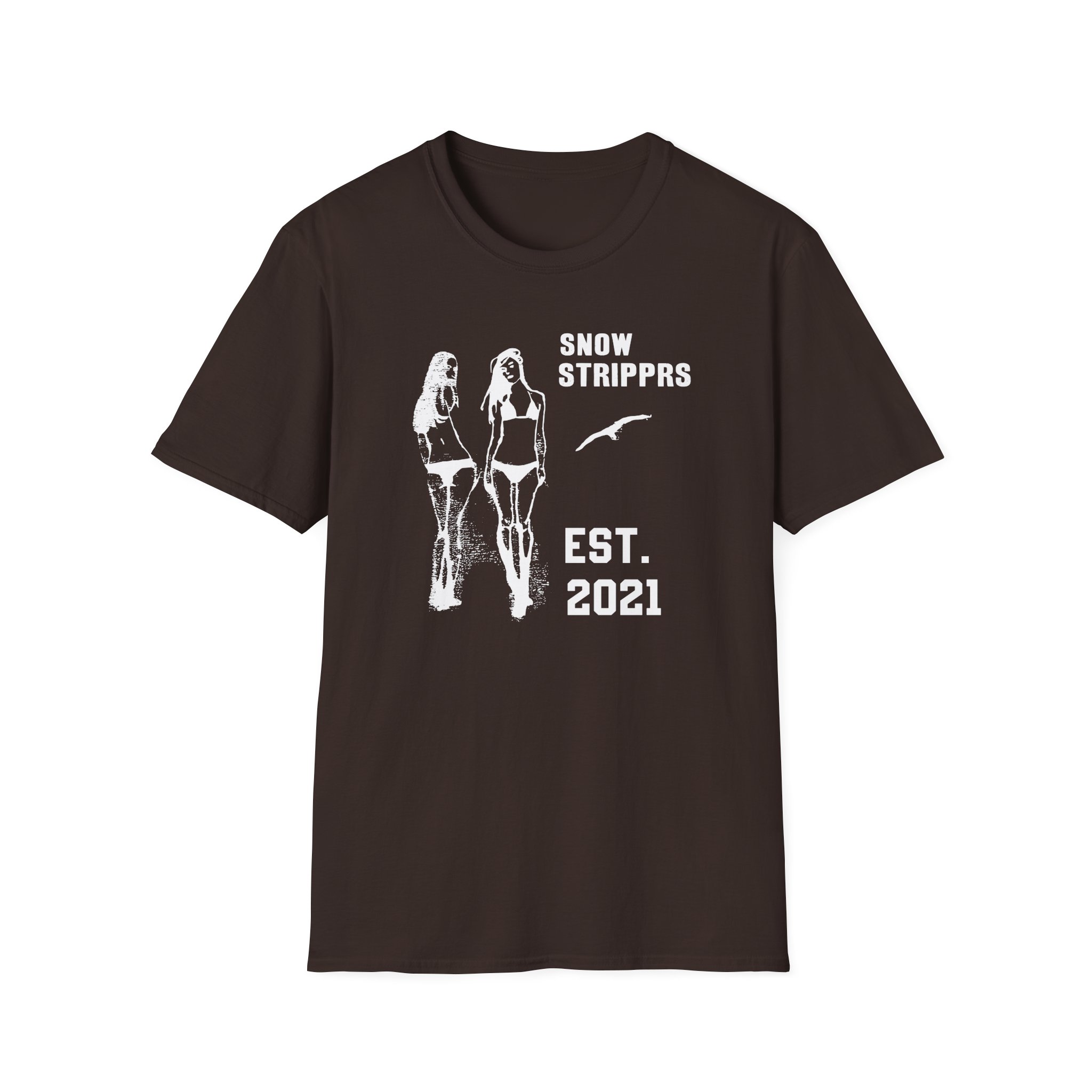 Snow Strippers Unisex Softstyle T-Shirt - Image 3