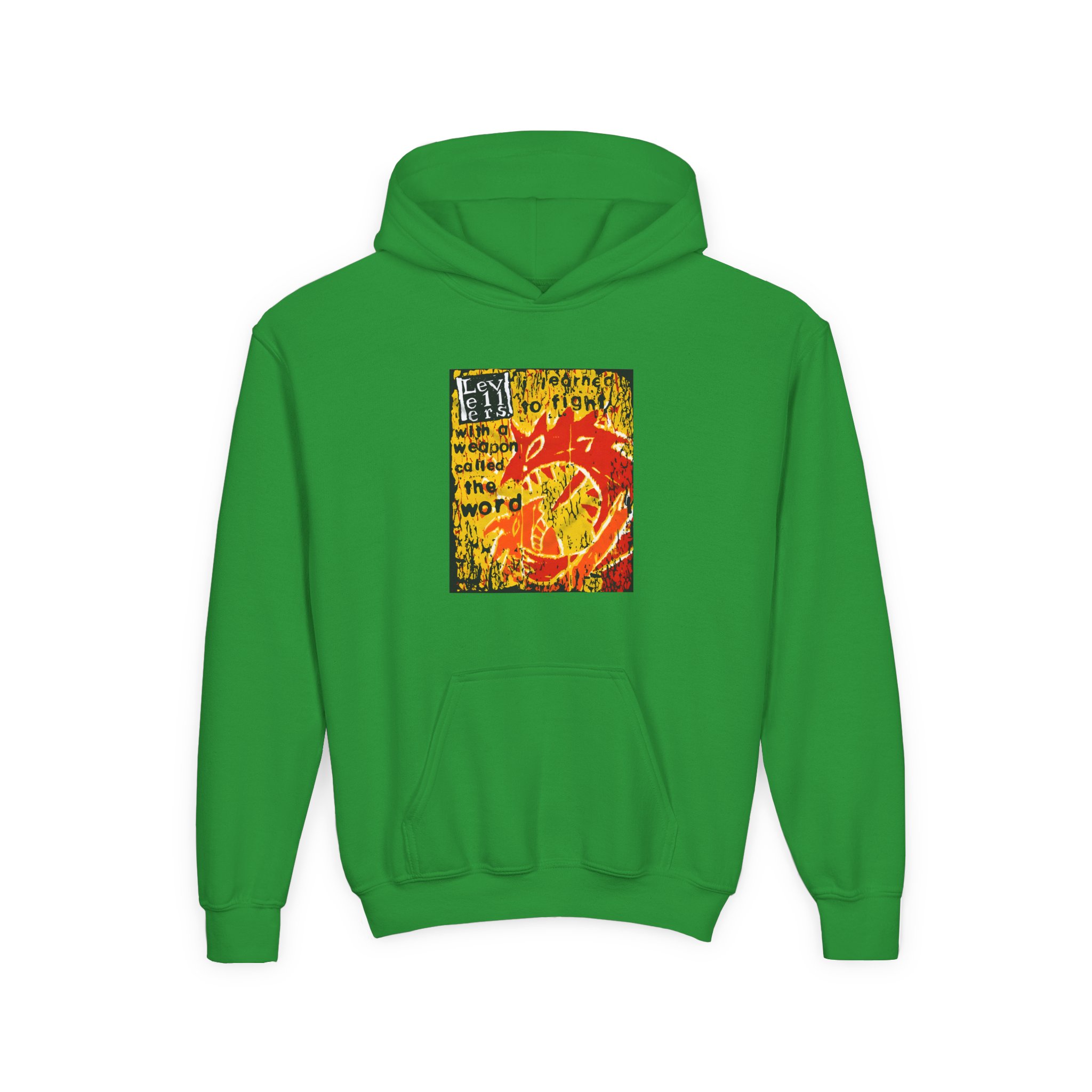 Levellers a Weapon Called the Word Youth Heavy Blend Hooded Sweatshirt - Image 5