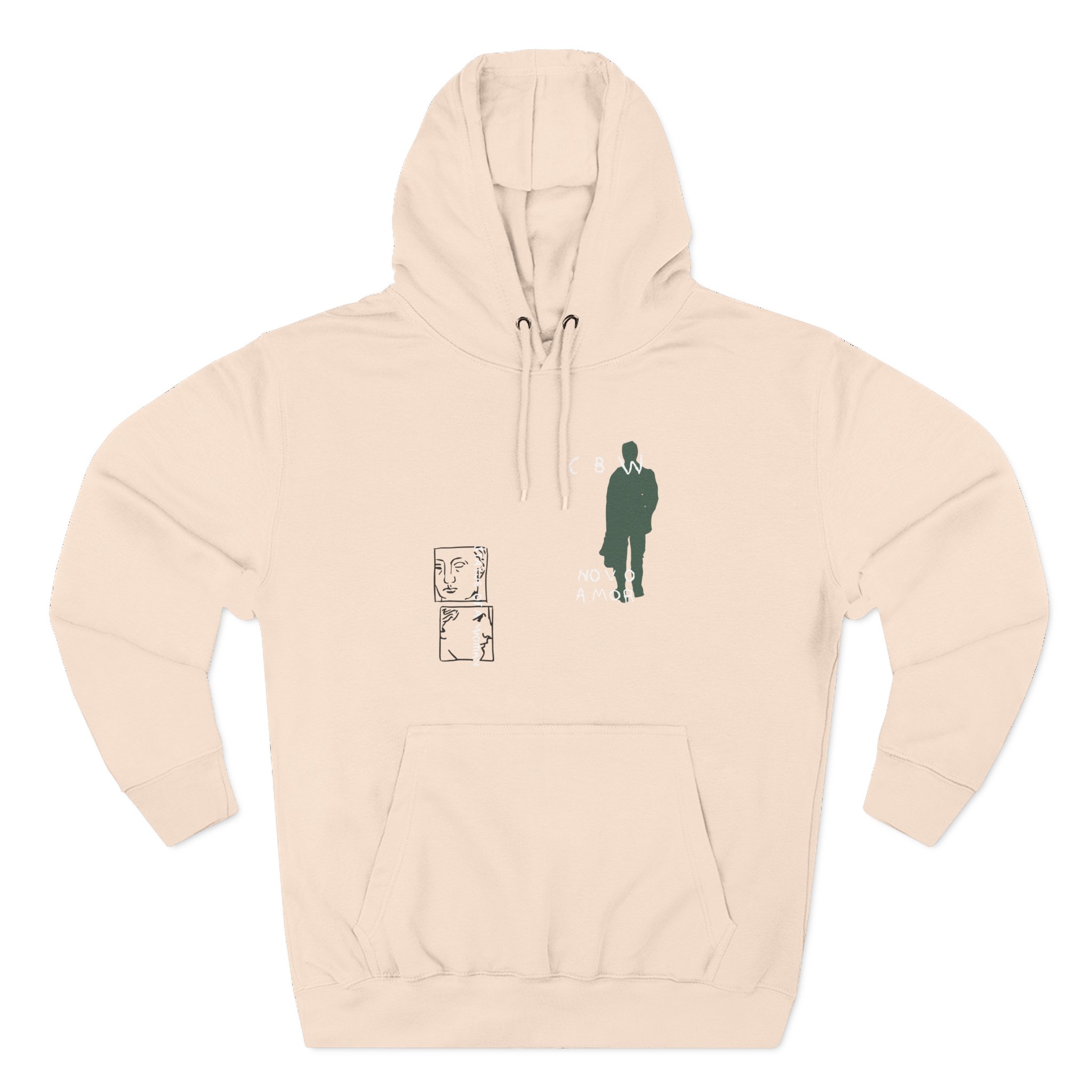 Novo Amor Statue Three-Panel Fleece Hoodie - Image 3