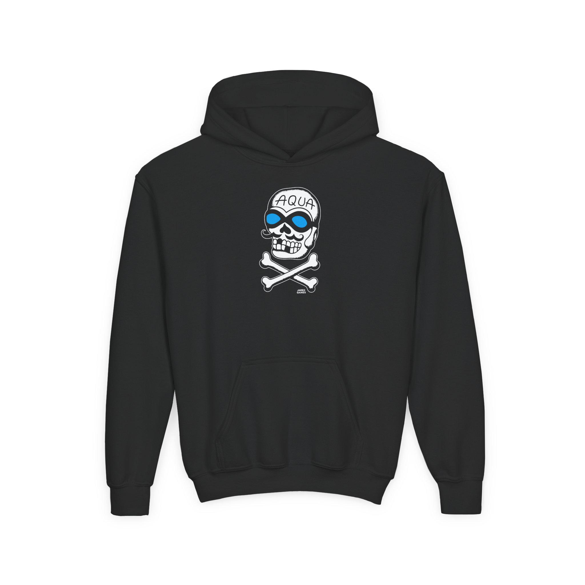 The Aquabats! * Jared Gaines AquaSkully! Youth Heavy Blend Hooded Sweatshirt