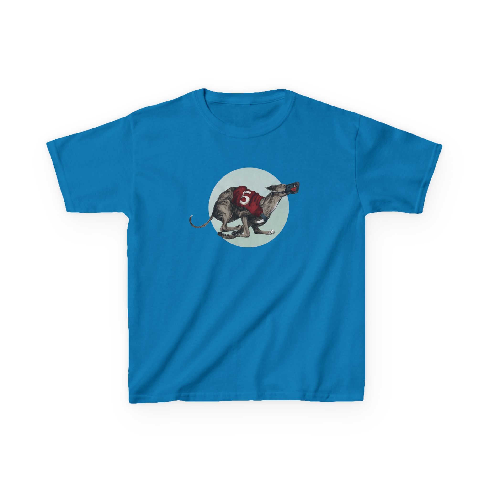 Greyhound Heather Smoke Kids Heavy Cotton™ Tee - Image 11