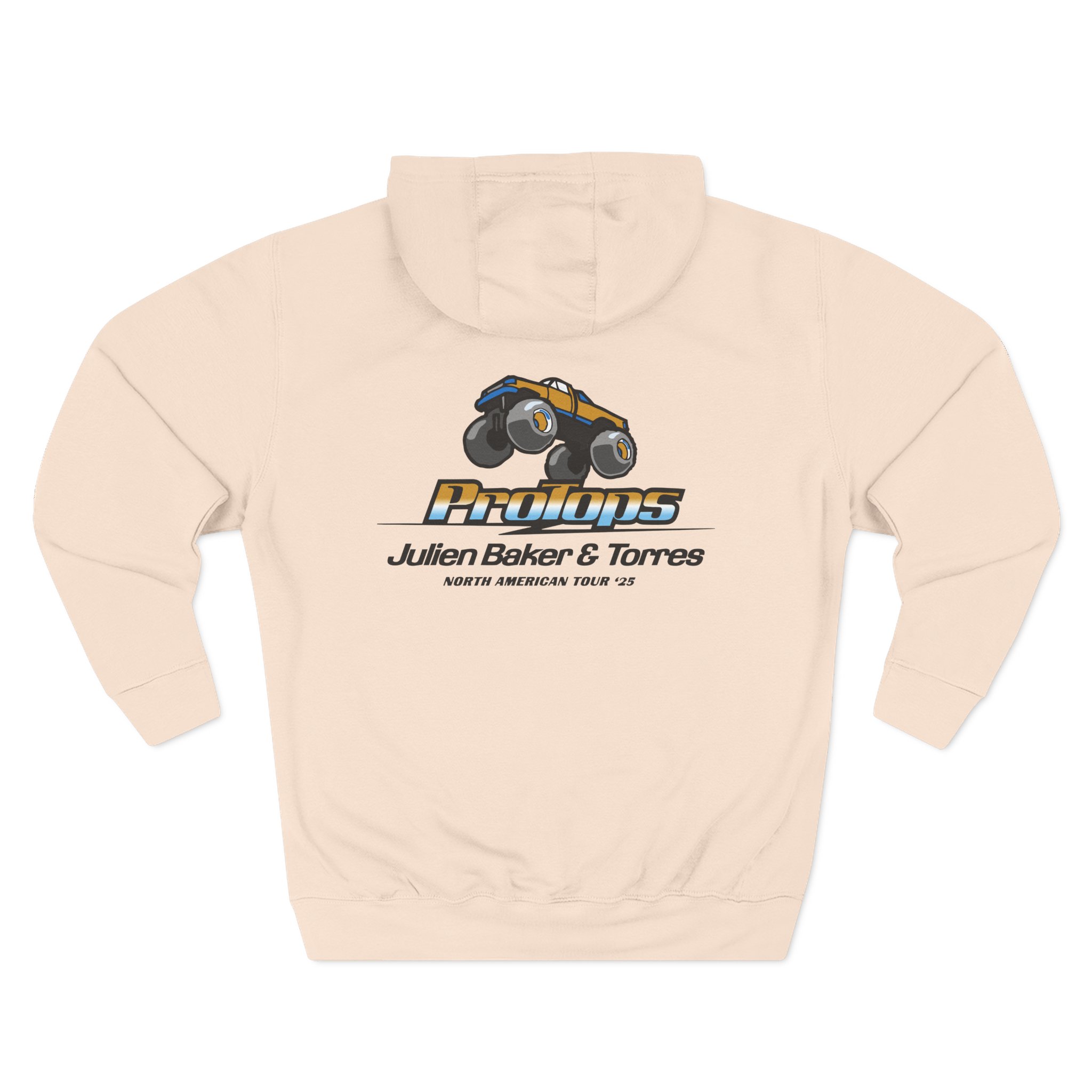 Julien Baker Protops Monster Truck Three-Panel Fleece Hoodie - Image 6