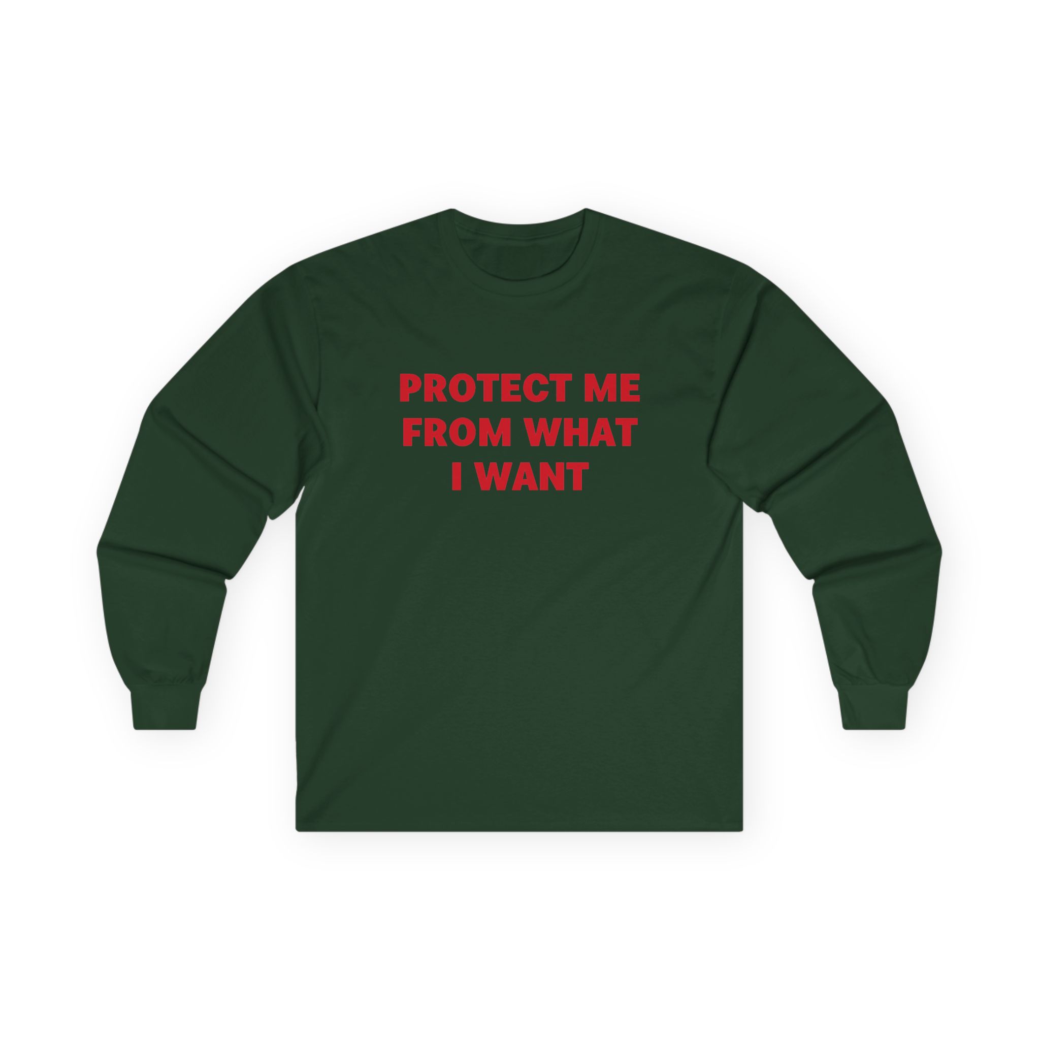 Jenny Holzer Protect Me From What I Want Unisex Ultra Cotton Long Sleeve Tee - Image 7