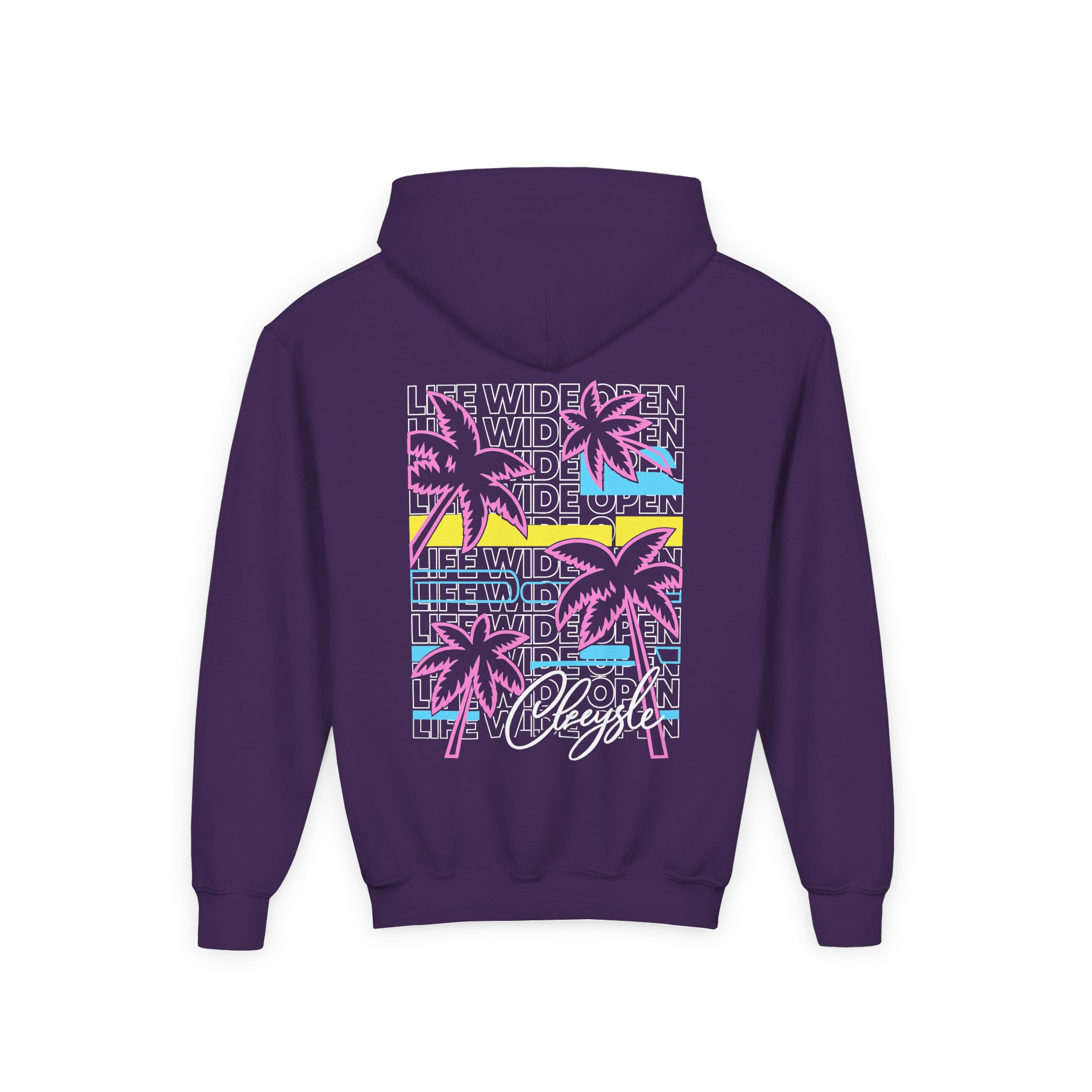Cboystv LWO Palms Youth Heavy Blend Hooded Sweatshirt - Image 12