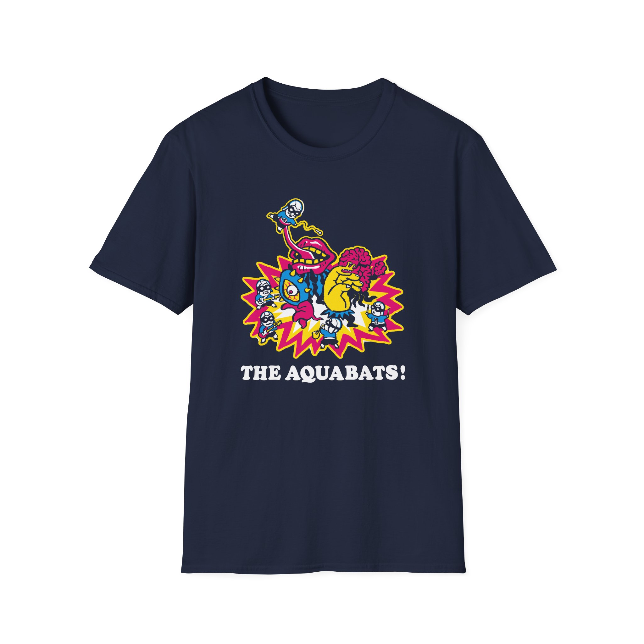 The Aquabats Fight Unisex Softstyle T-Shirt - Image 13