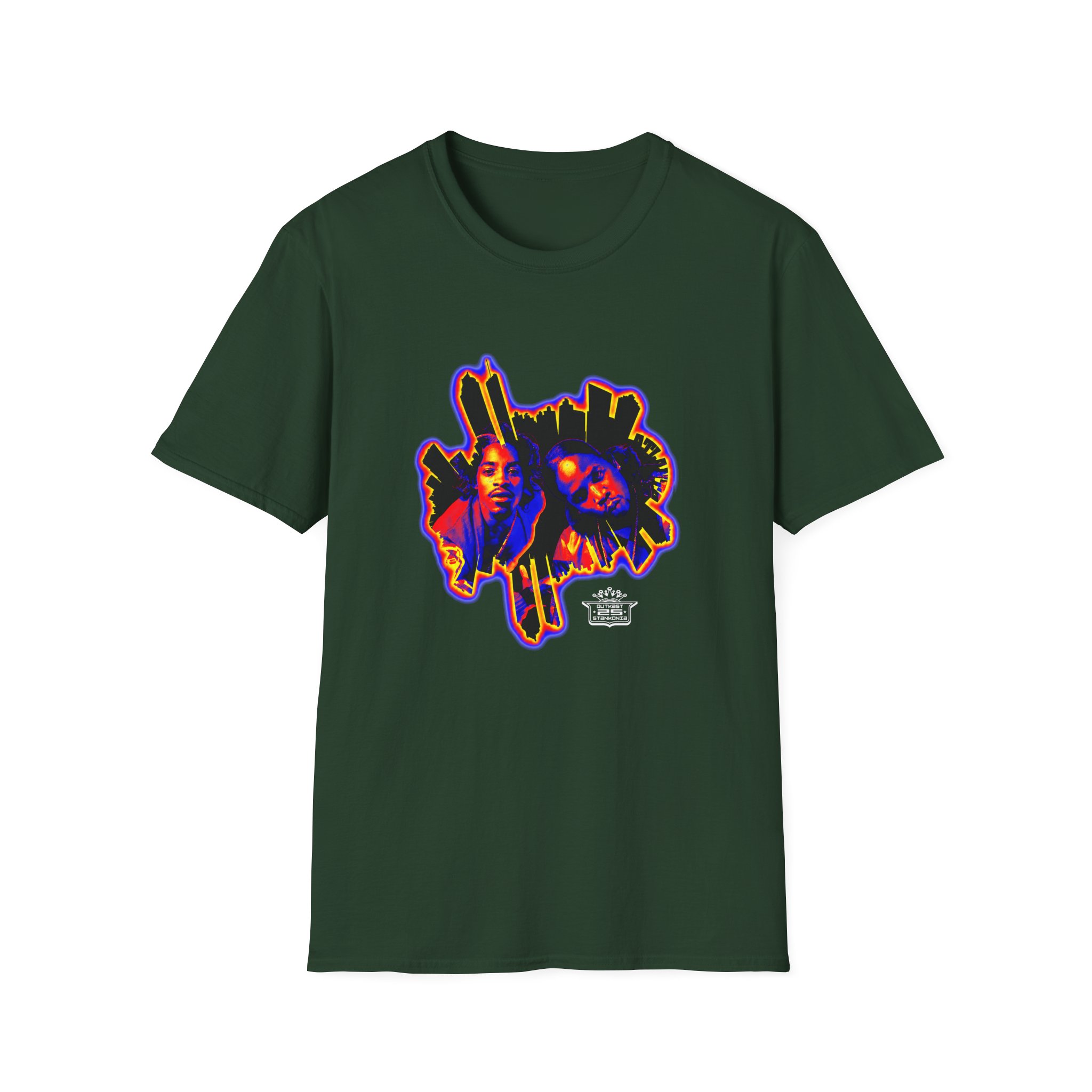 Outkast Skyline Unisex Softstyle T-Shirt - Image 5