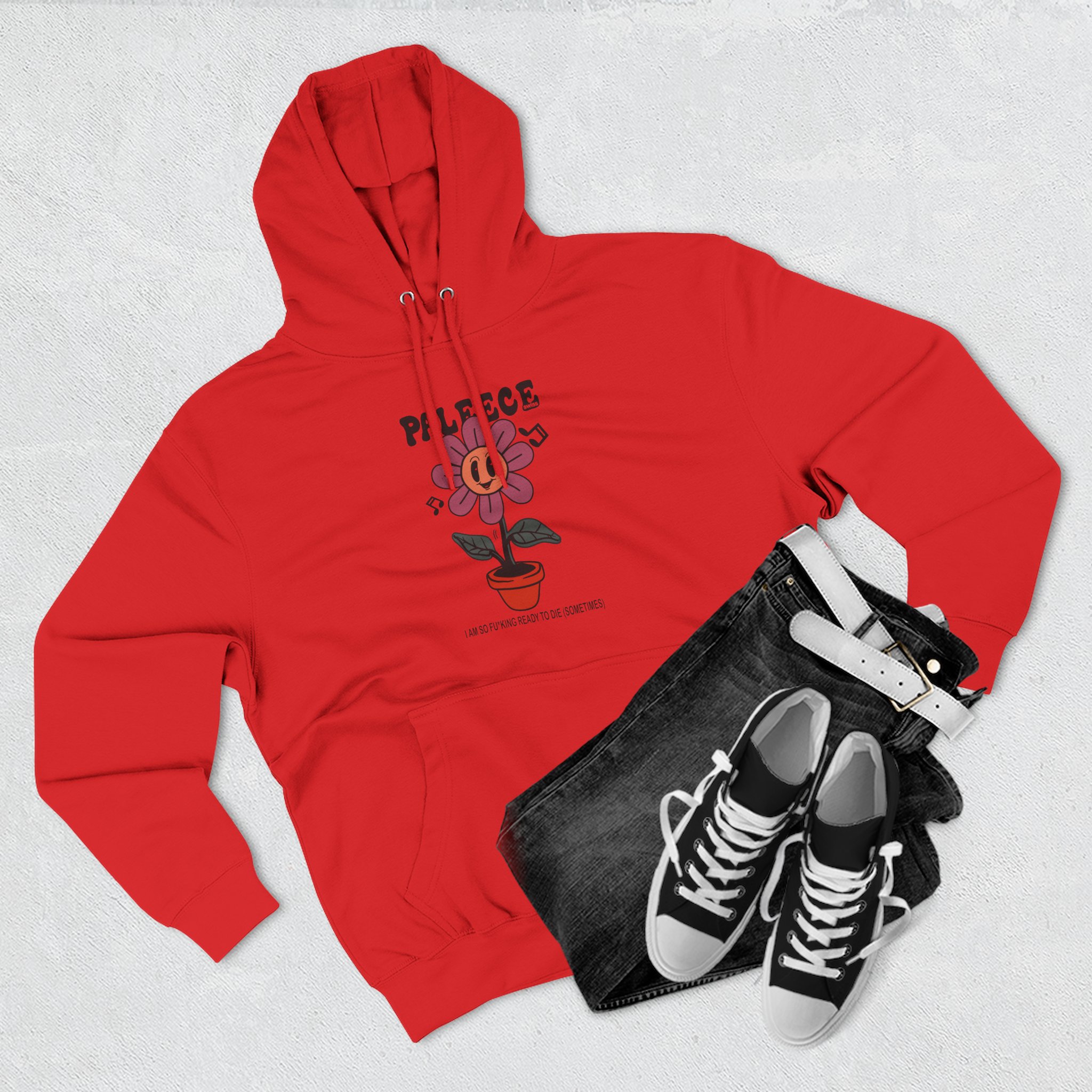Paleface Swiss Flower Three-Panel Fleece Hoodie - Image 35