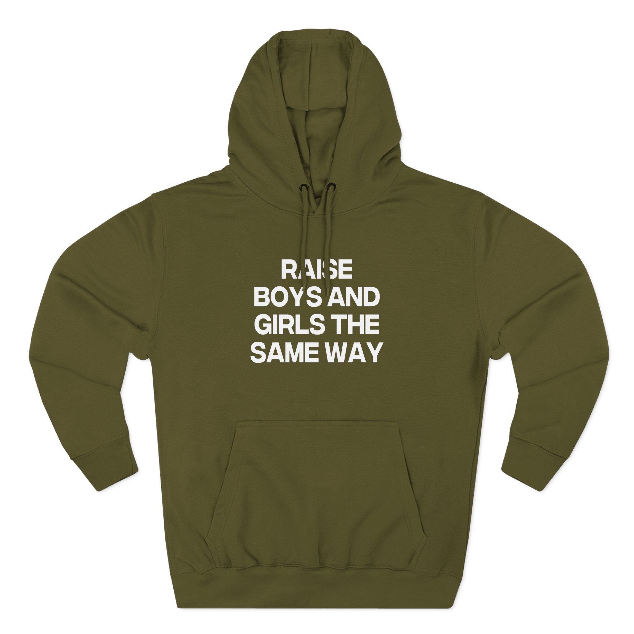 Jenny Holzer Raise the Same Way Three-Panel Fleece Hoodie - Image 5