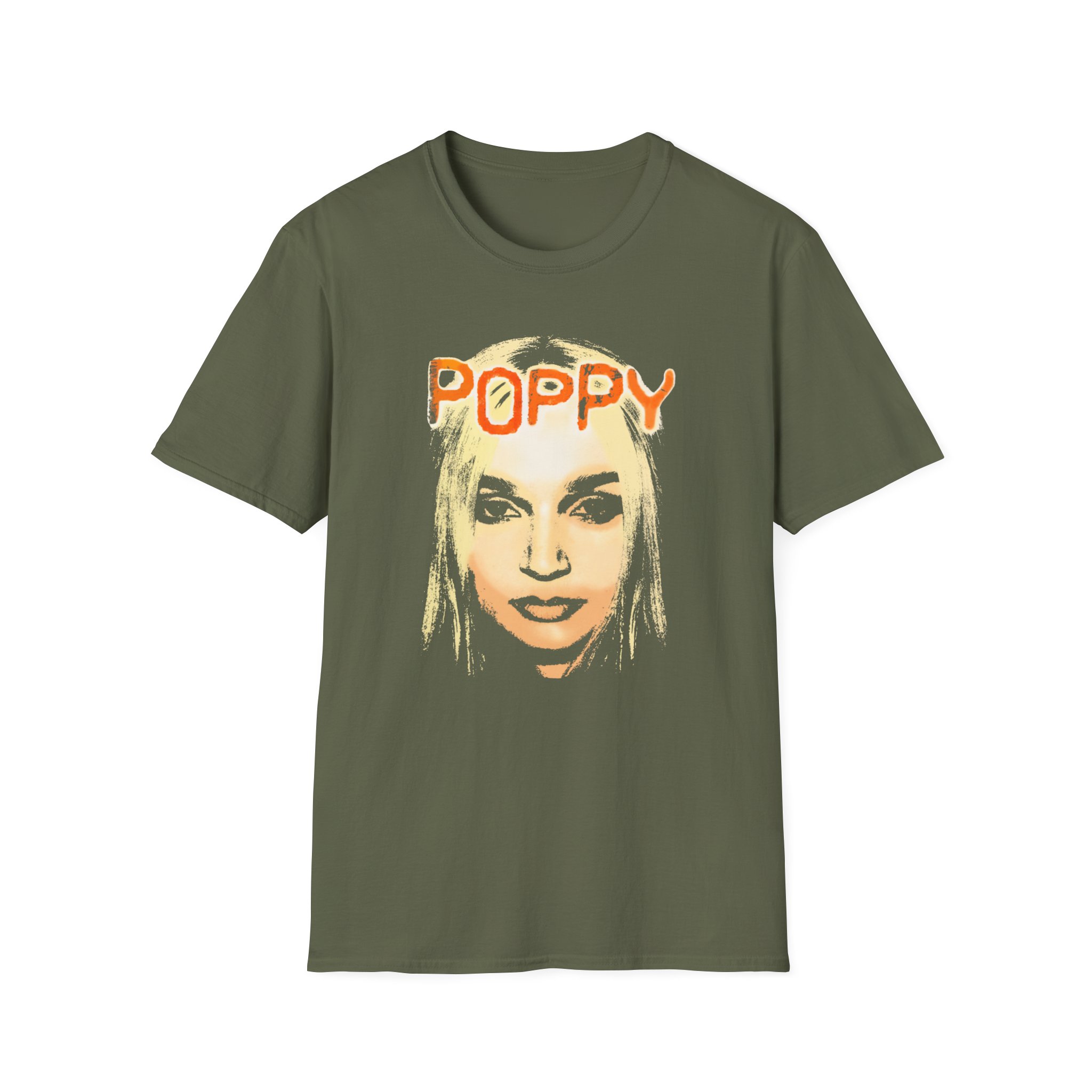 Poppy Demons Unisex Softstyle T-Shirt - Image 5