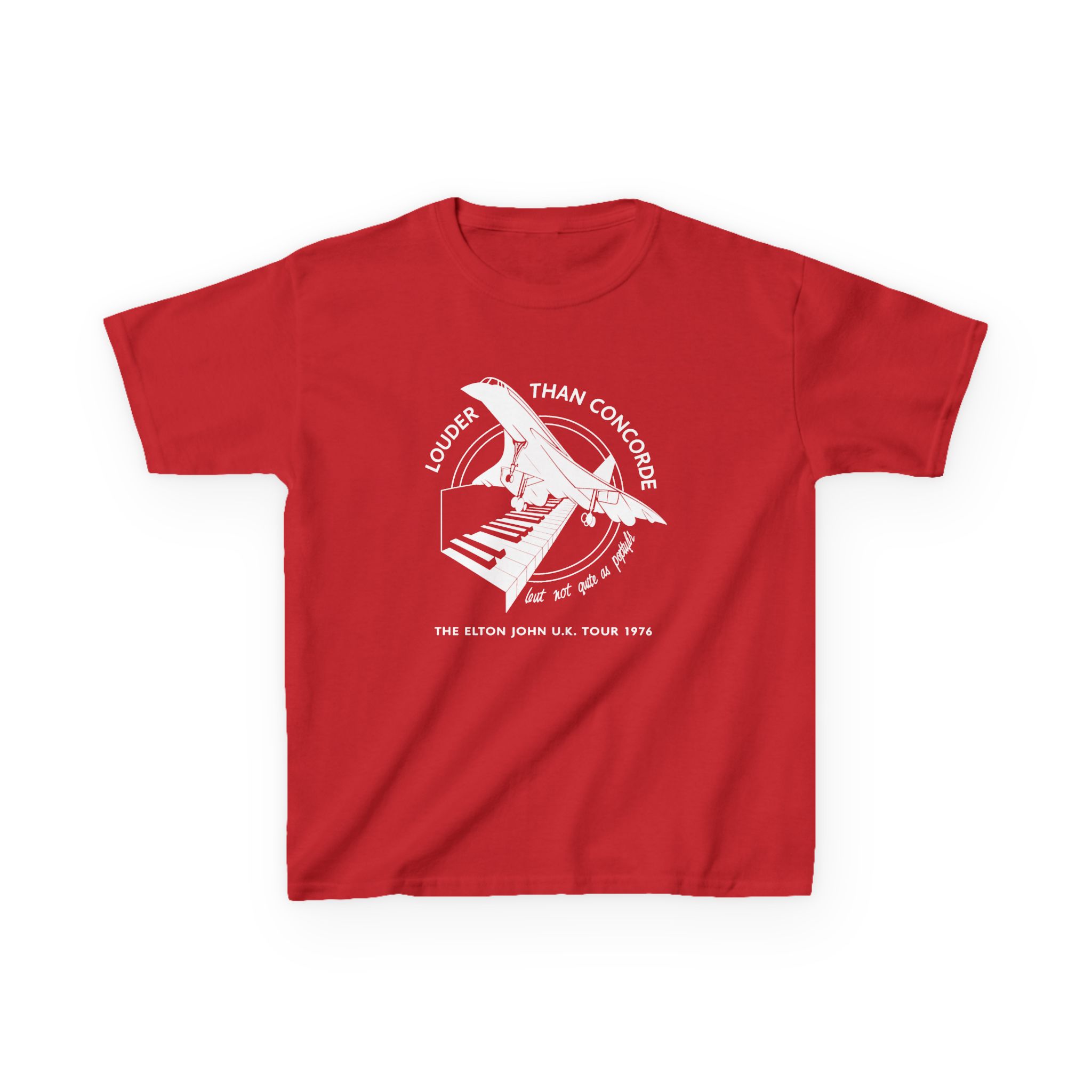 Ej Farewell Vintage Louder Than Concorde Kids Heavy Cotton™ Tee - Image 17