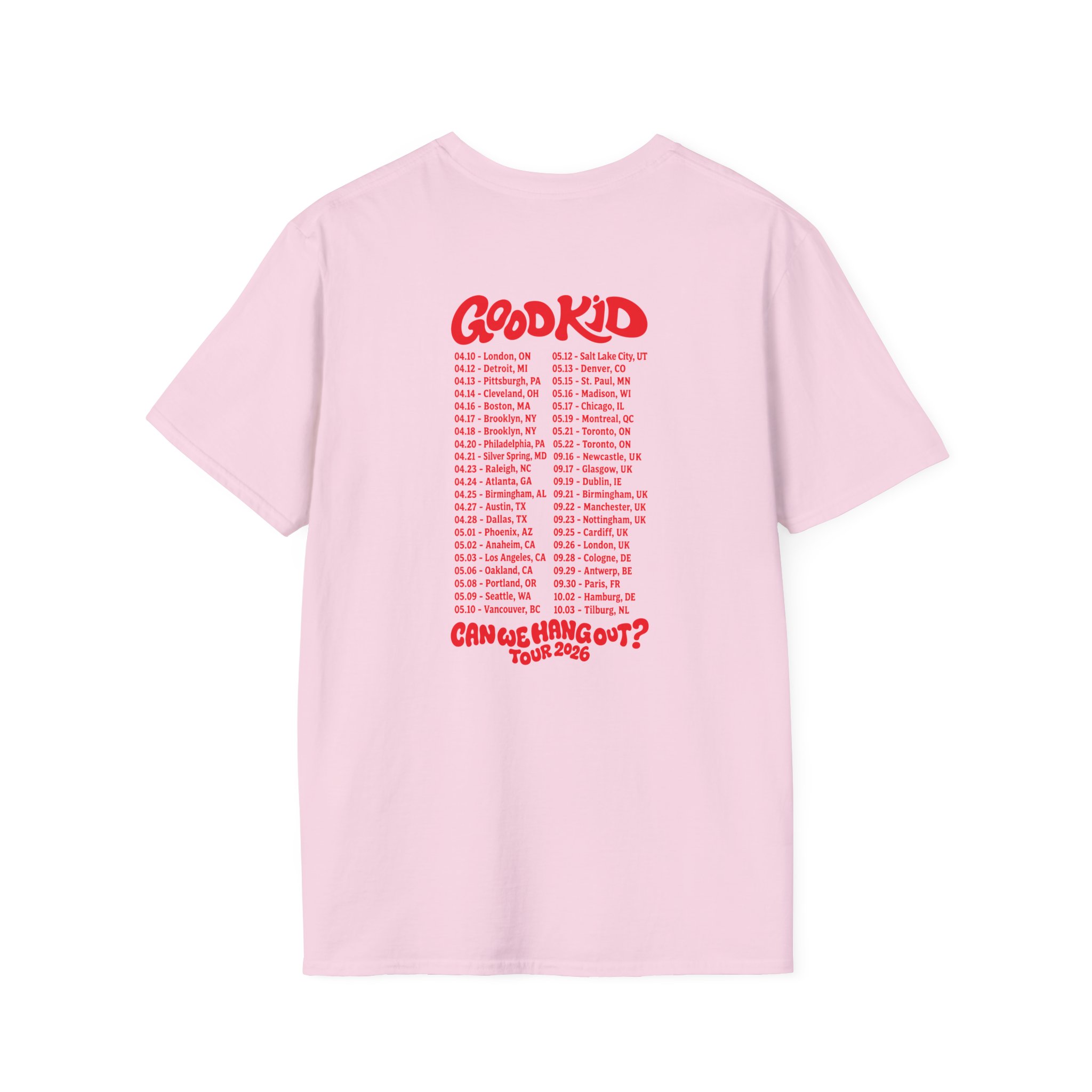 Good Kid Can We Hang Out Unisex Softstyle T-Shirt - Image 30