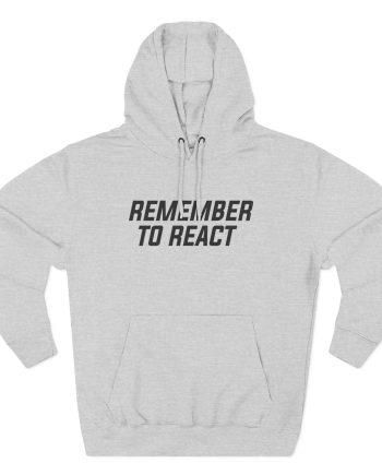 Jenny Holzer Remember to React Three-Panel Fleece Hoodie