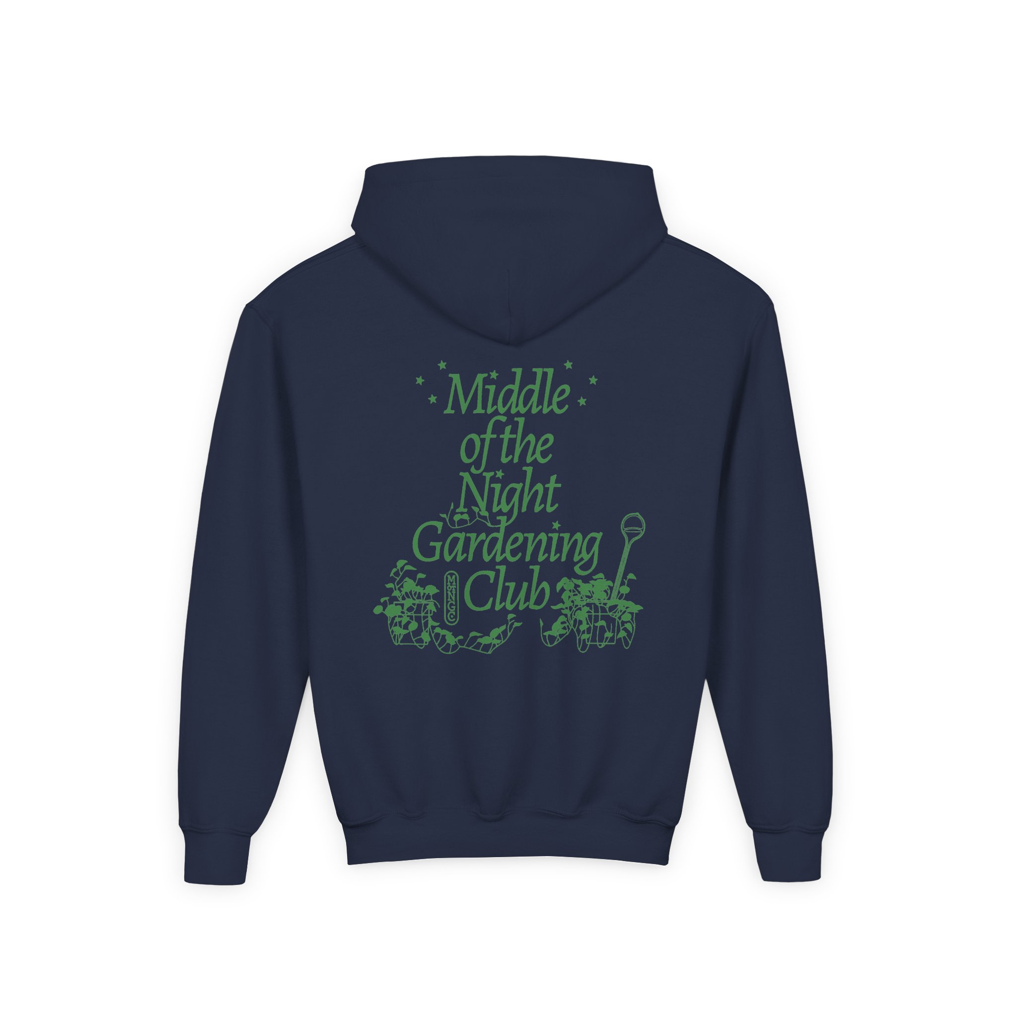 Dropout Middle of the Night Gardening Club Youth Heavy Blend Hooded Sweatshirt - Image 6