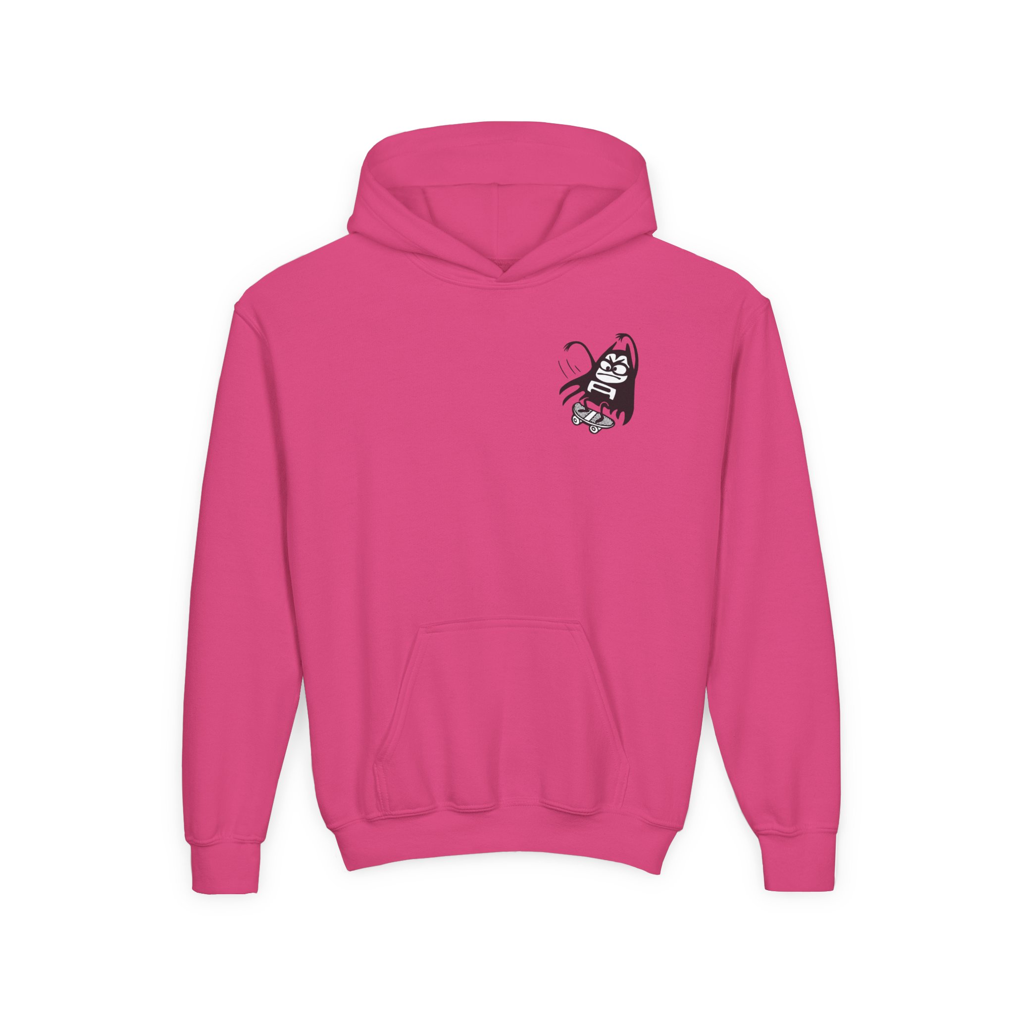 The Aquabats Lil Bat Skateboard Youth Heavy Blend Hooded Sweatshirt - Image 9