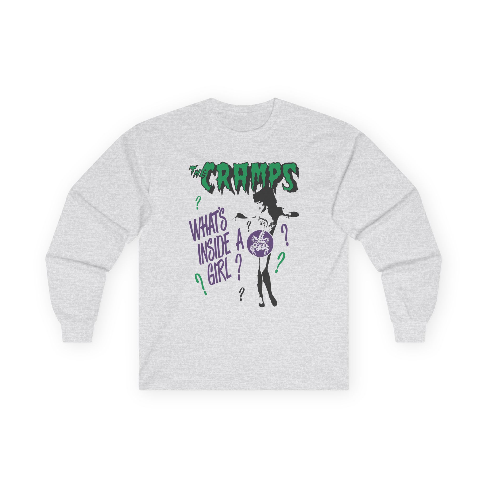 The Cramps What's Inside a Girl Unisex Ultra Cotton Long Sleeve Tee - Image 3
