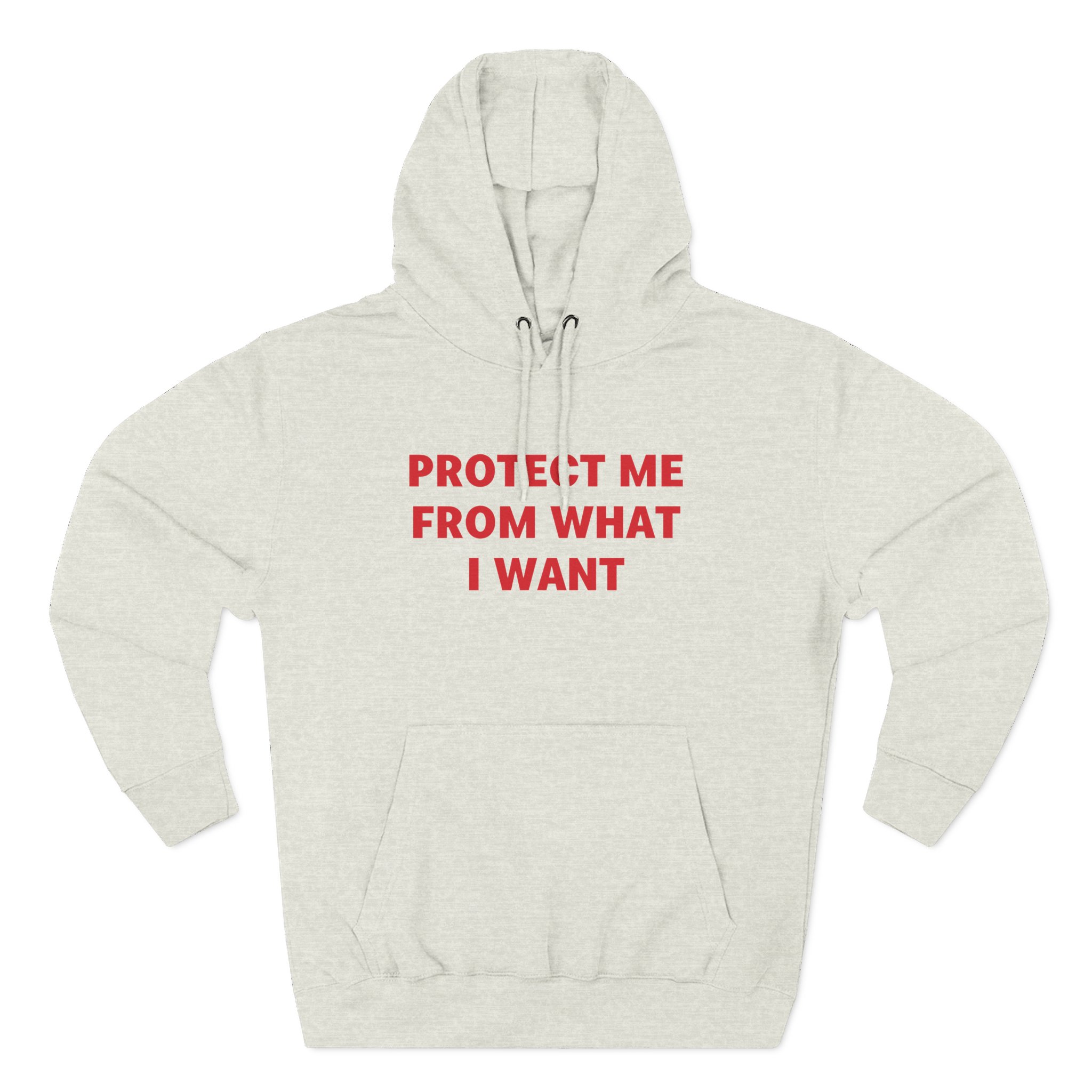 Jenny Holzer Protect Me From What I Want Three-Panel Fleece Hoodie - Image 13