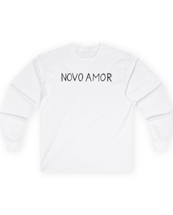 Novo Amor Text Unisex Ultra Cotton Long Sleeve Tee