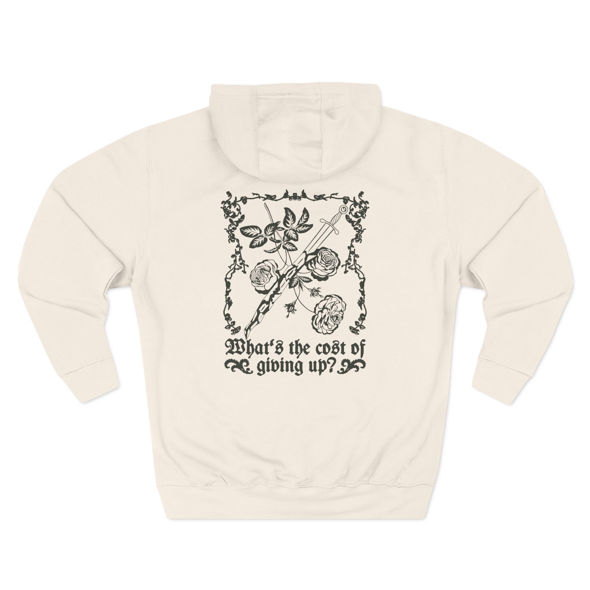 Poppy Cost Of Giving Up Three-Panel Fleece Hoodie - Image 6