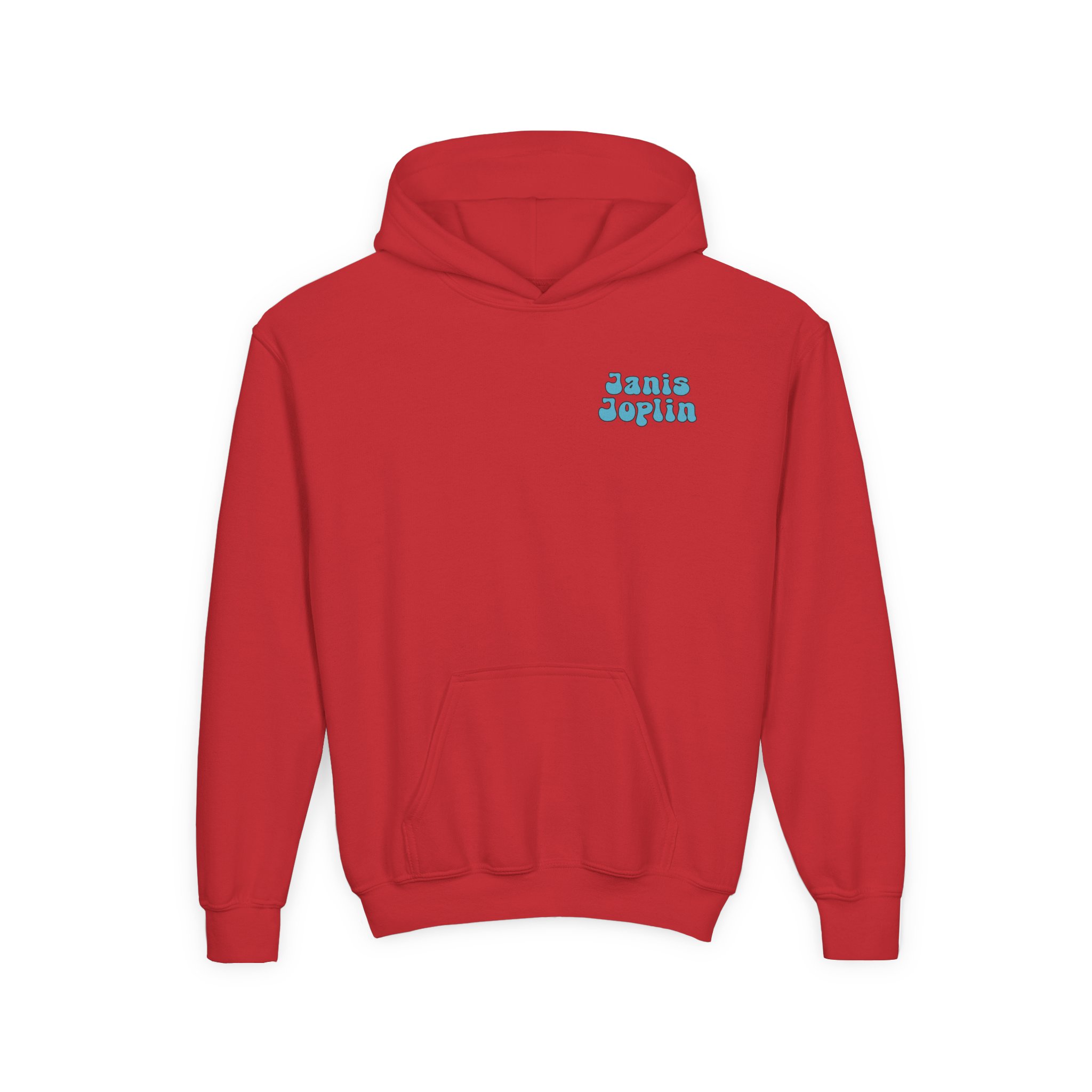 Janis Joplin Sherpa Fleece Youth Heavy Blend Hooded Sweatshirt - Image 19