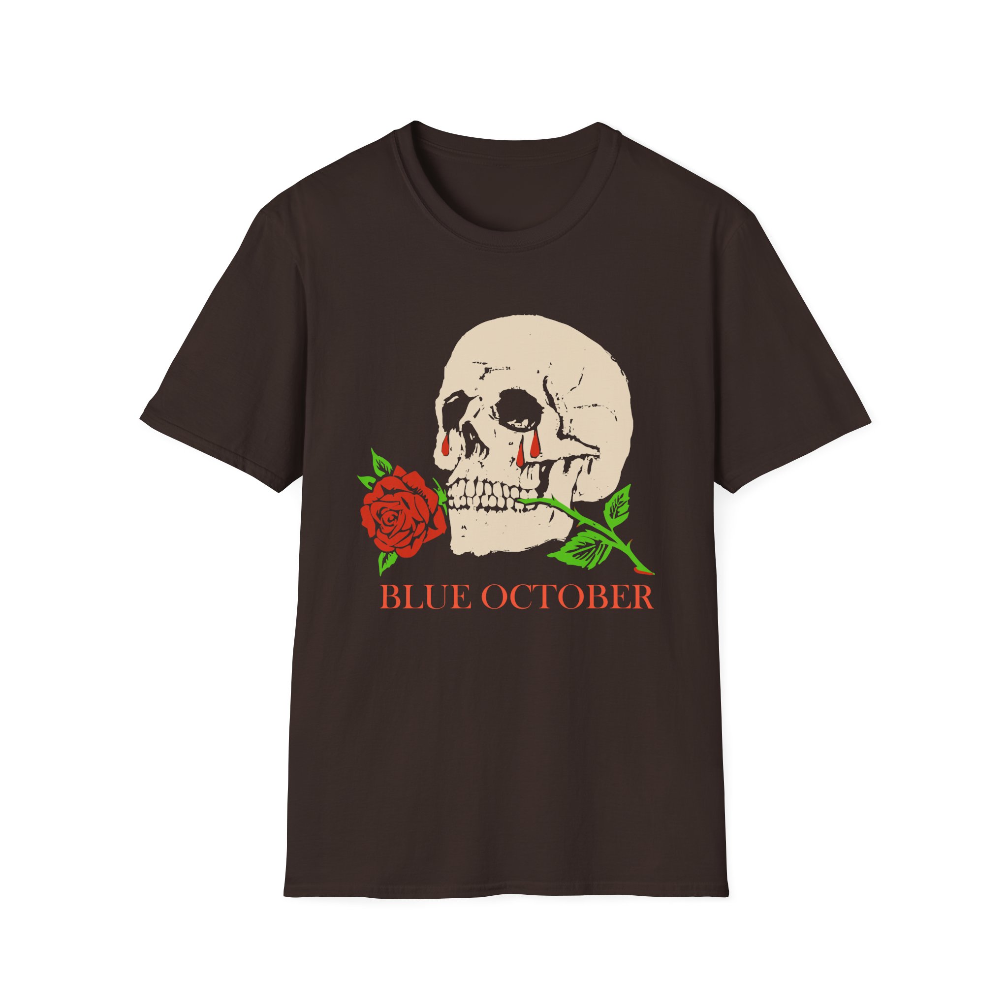 Blue October Where Did You Go Unisex Softstyle T-Shirt - Image 3