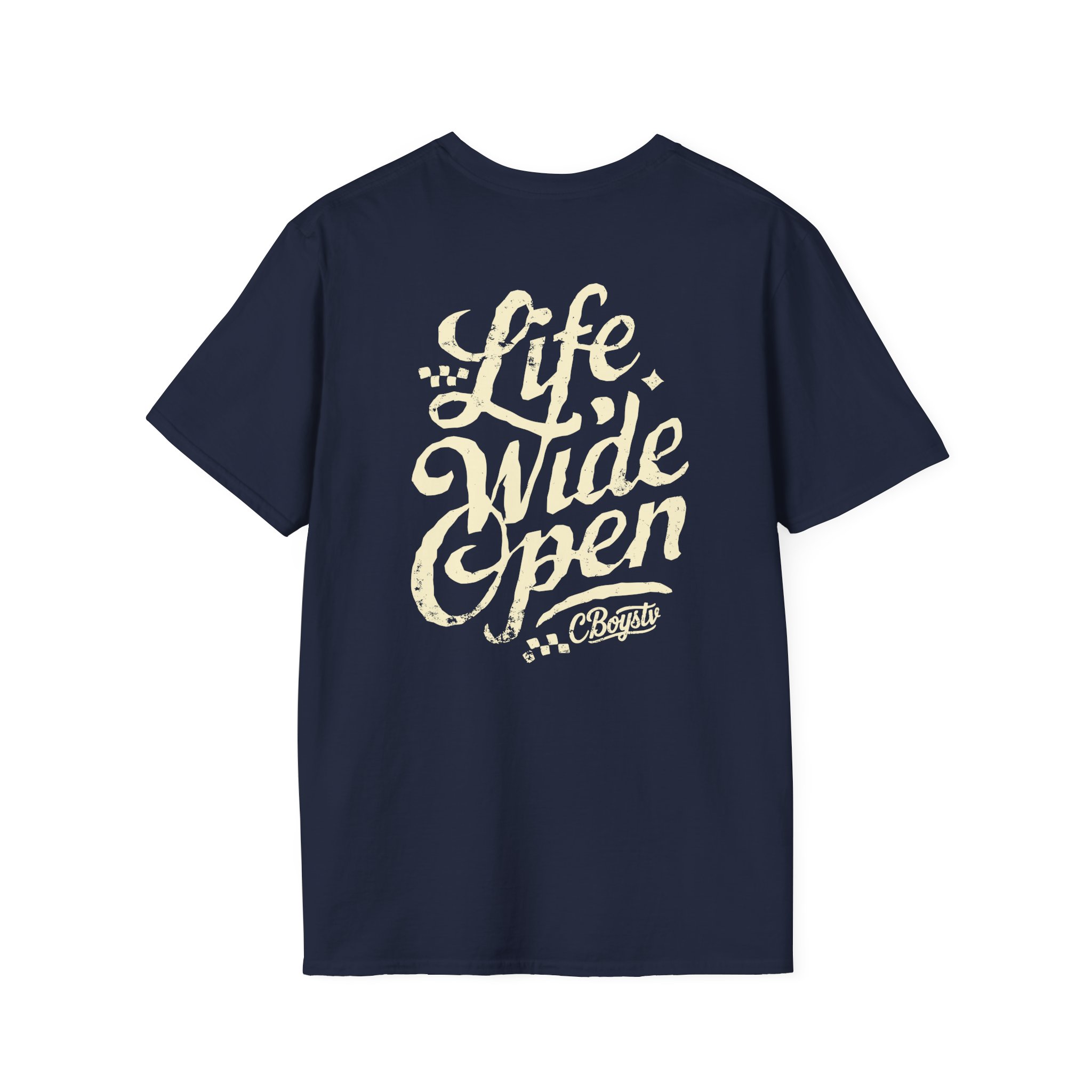 Cboystv Tan Script Unisex Softstyle T-Shirt - Image 20