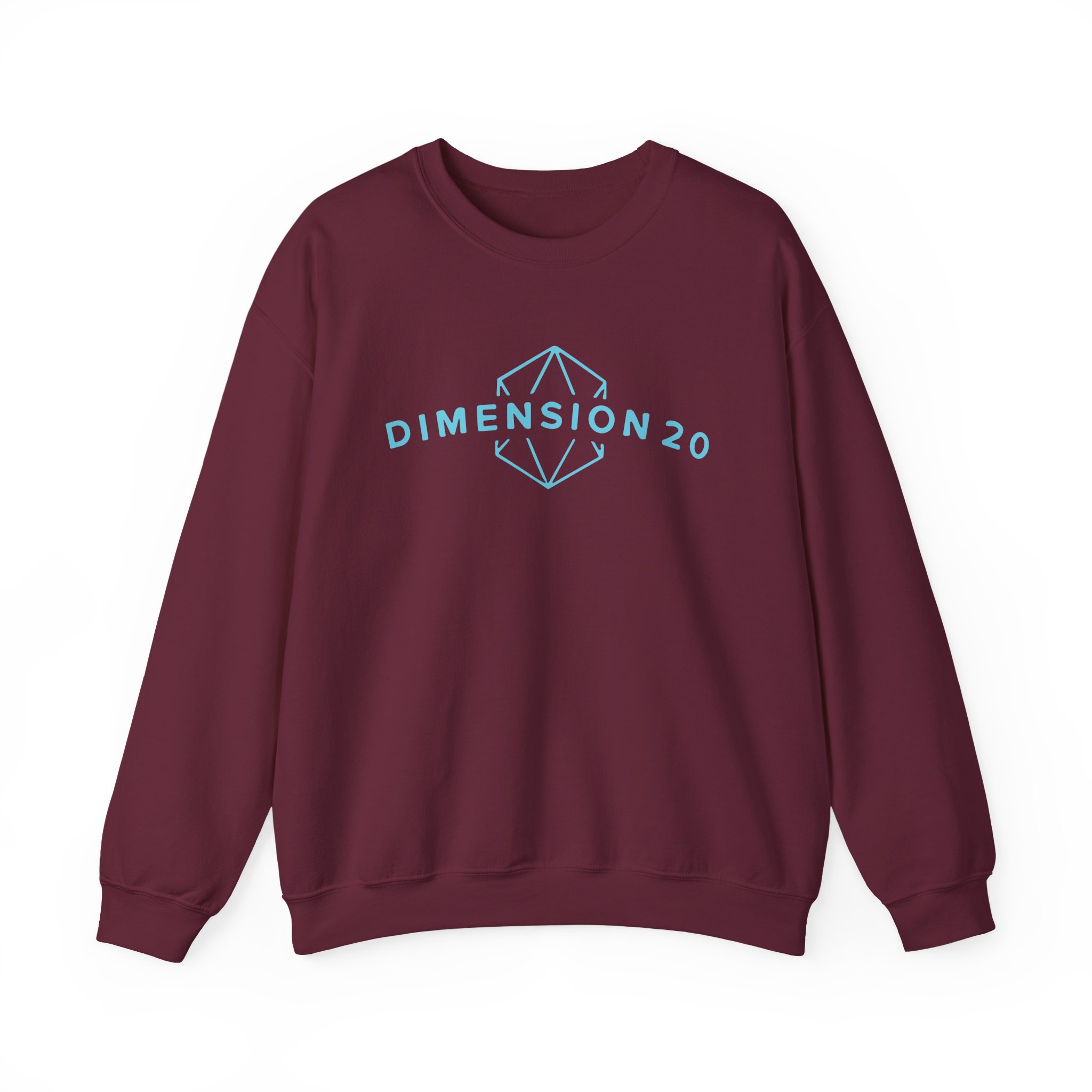 Dropout Dimension 20 Logo Unisex Heavy Blend™ Crewneck Sweatshirt - Image 3